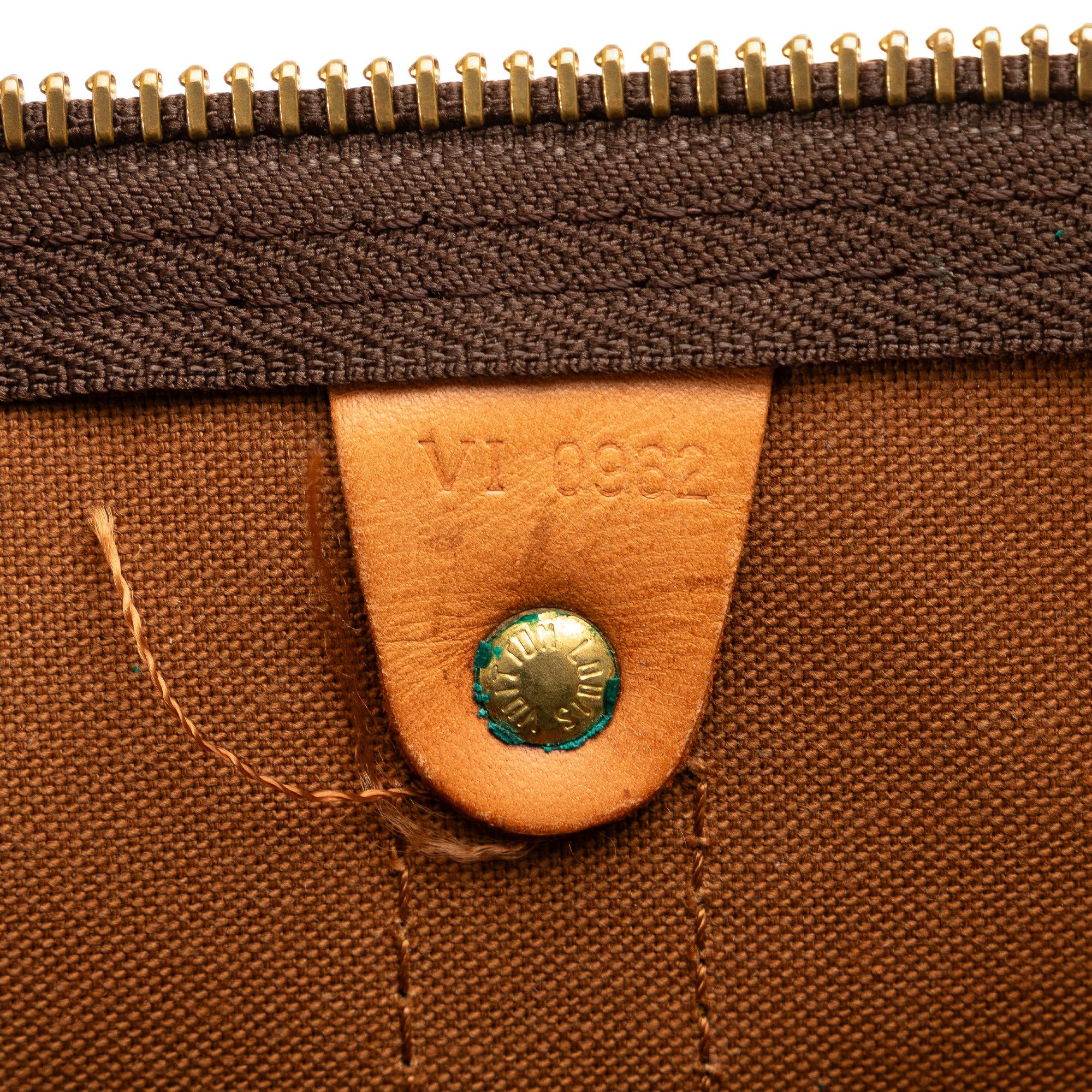 Louis Vuitton Monogram Keepall Bandouliere 55 (SHG-52Wj6V)