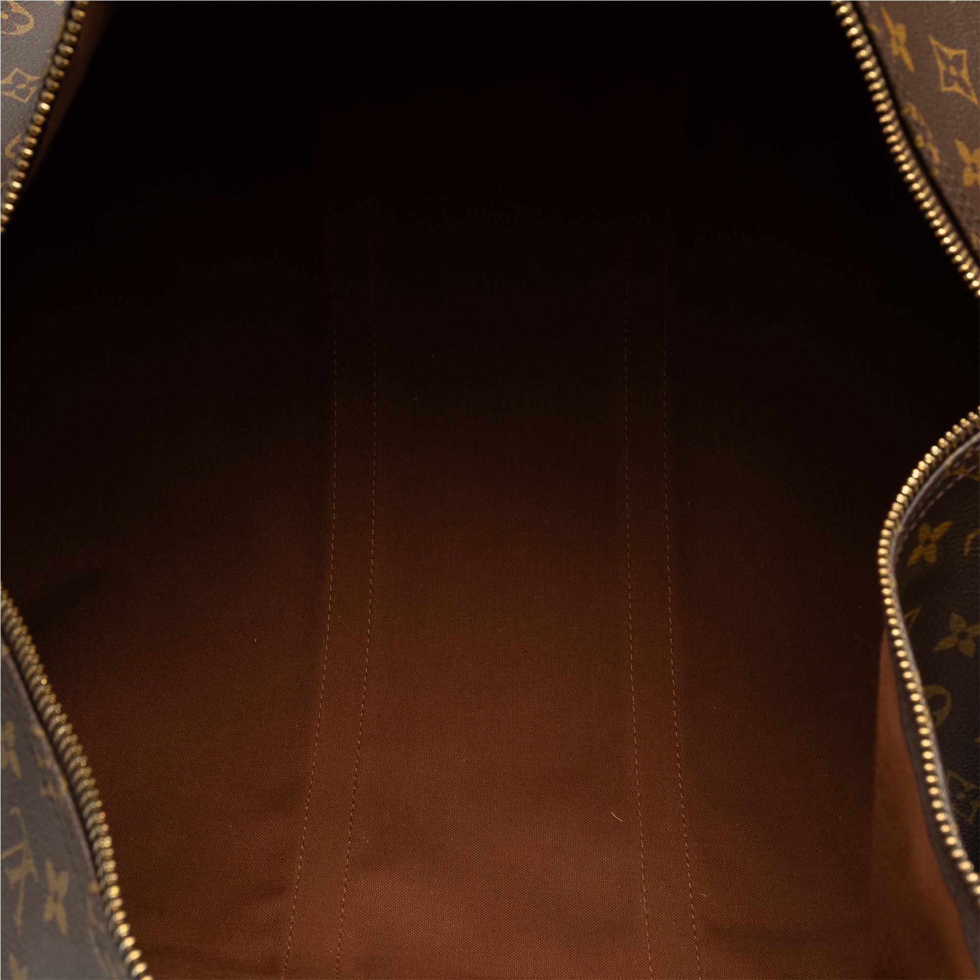 Louis Vuitton Monogram Keepall Bandouliere 55 (SHG-IAsAs7)