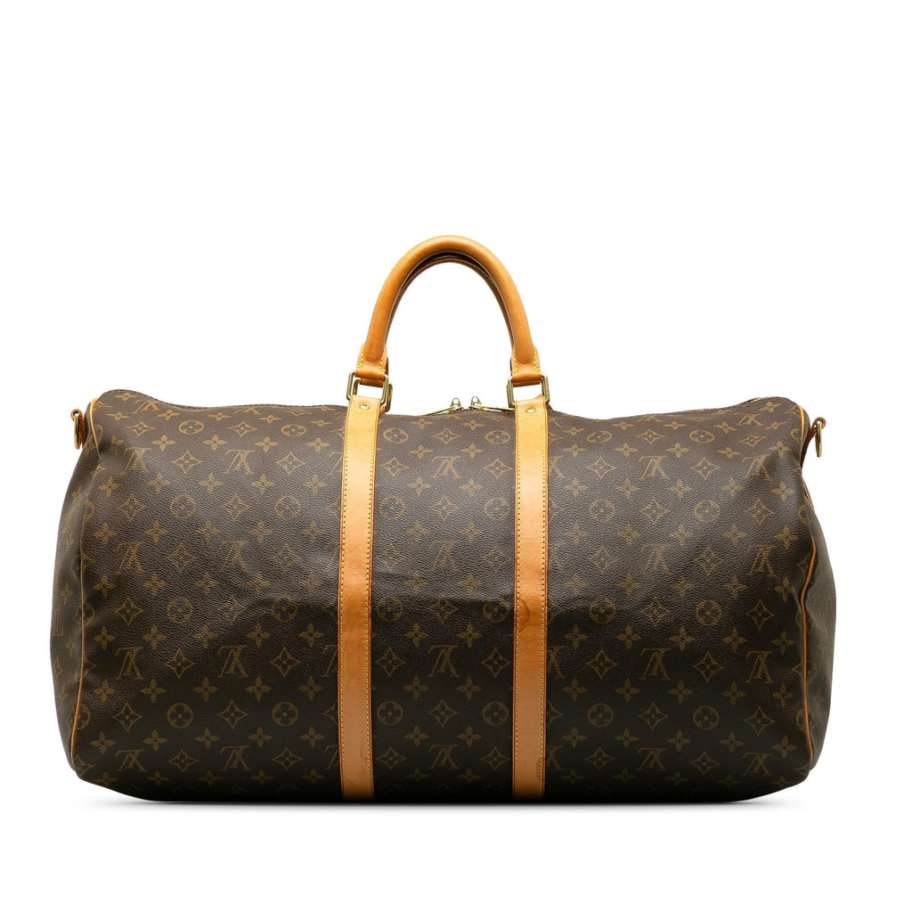 Louis Vuitton Monogram Keepall Bandouliere 55 (SHG-ulnRHl)