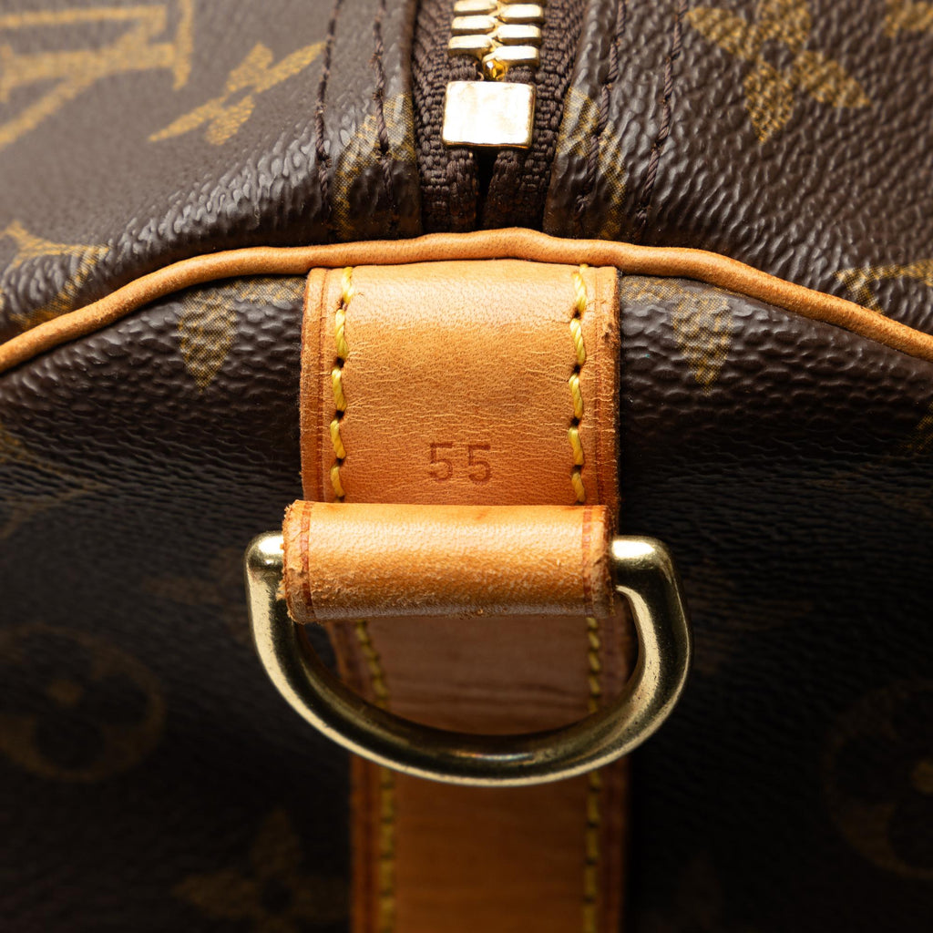 Louis Vuitton Monogram Keepall Bandouliere 55 (SHG-ulnRHl)