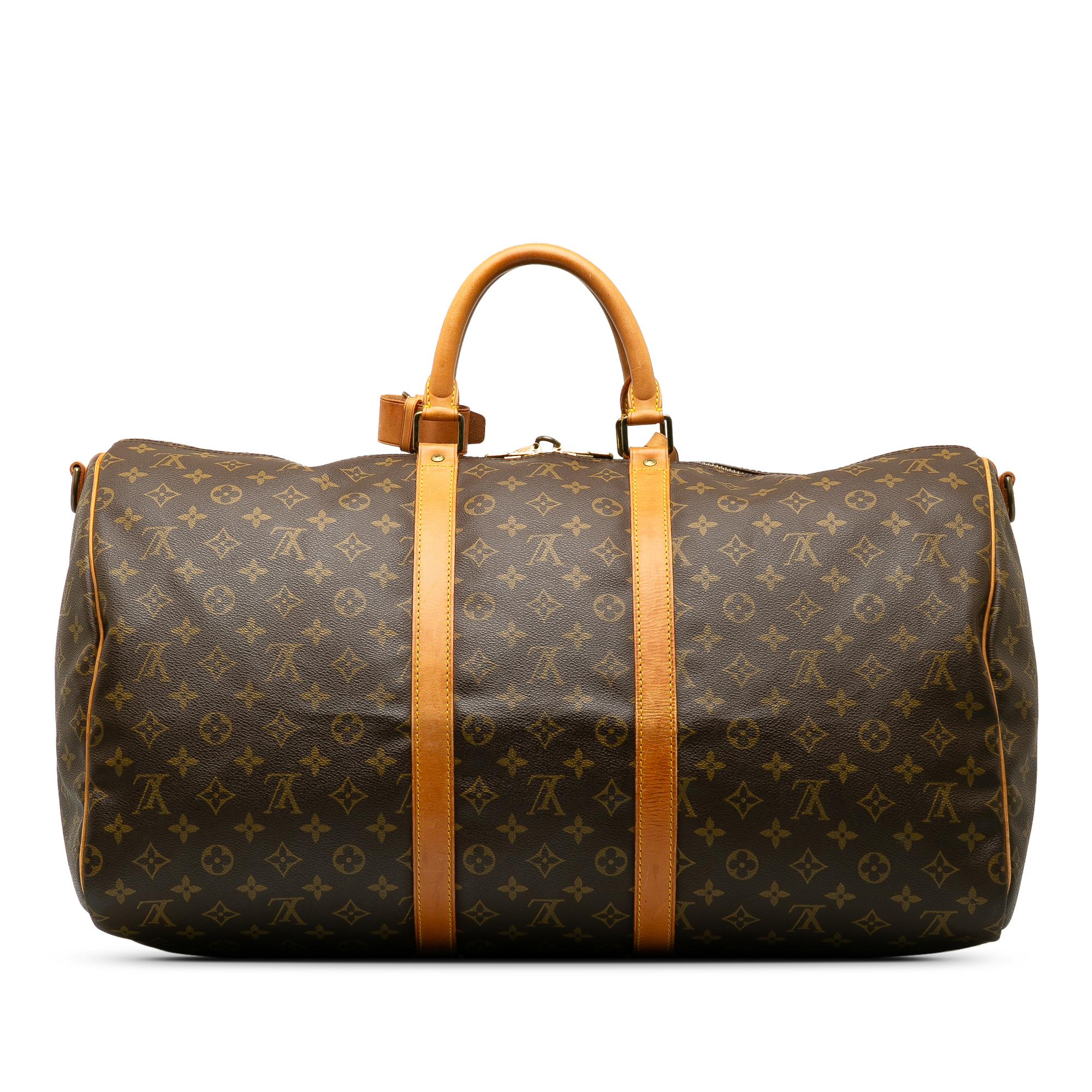 Louis Vuitton Monogram Keepall Bandouliere 55 (SHG-0hpYba)