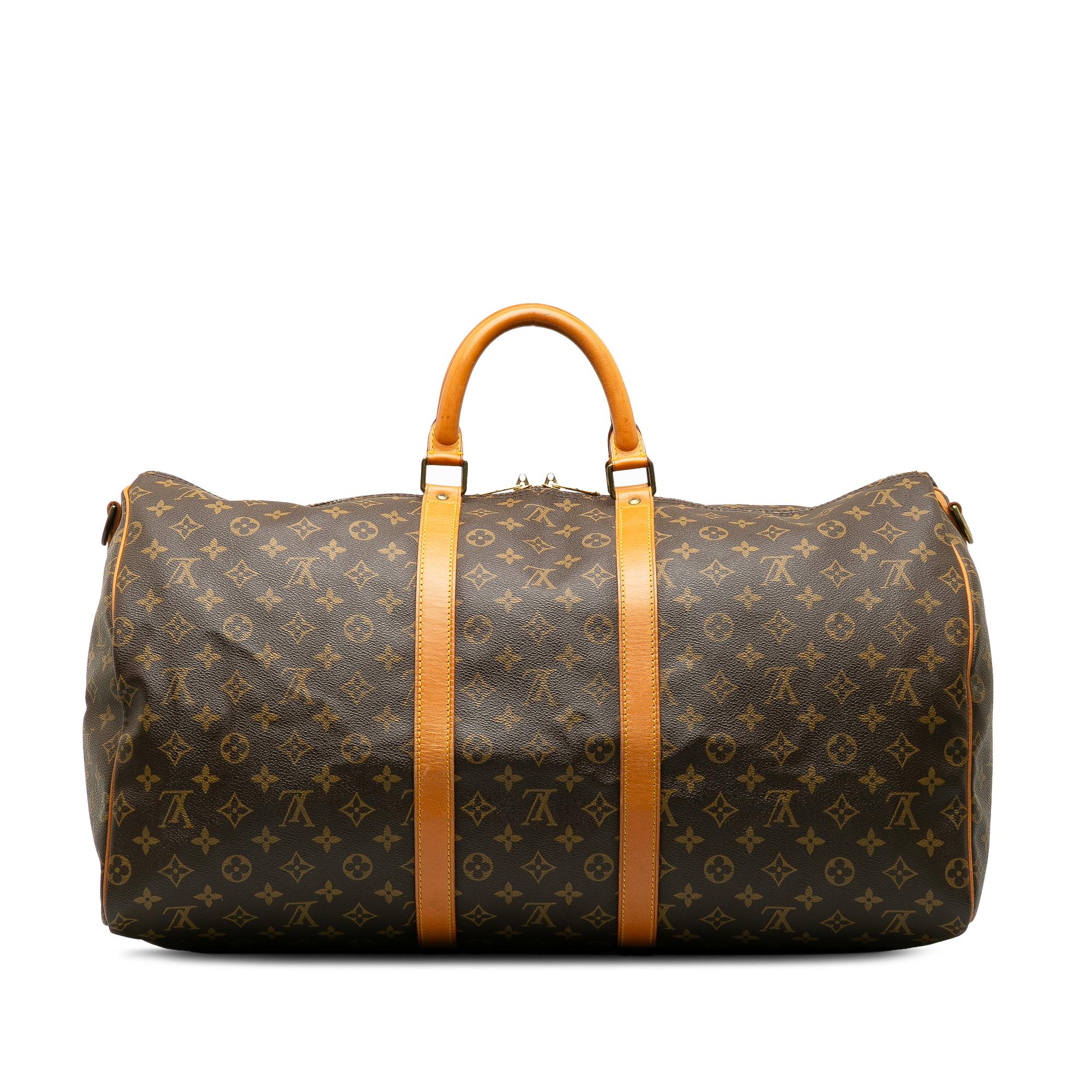 Louis Vuitton Monogram Keepall Bandouliere 55 (SHG-M3yKgU)