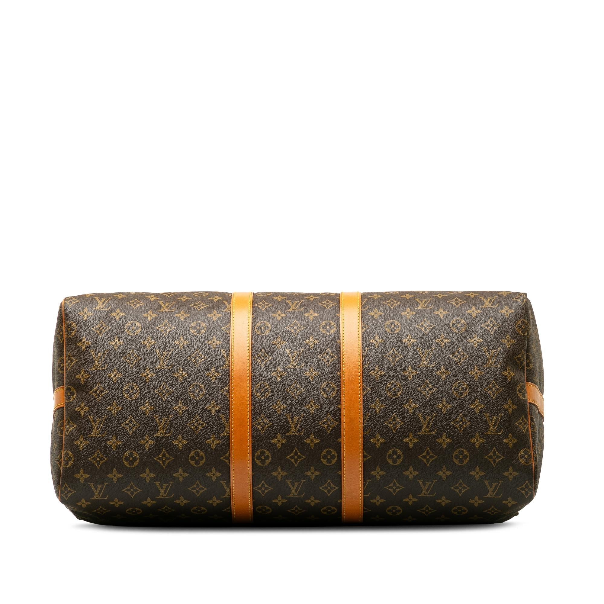 Louis Vuitton Monogram Keepall Bandouliere 55 (SHG-M3yKgU)