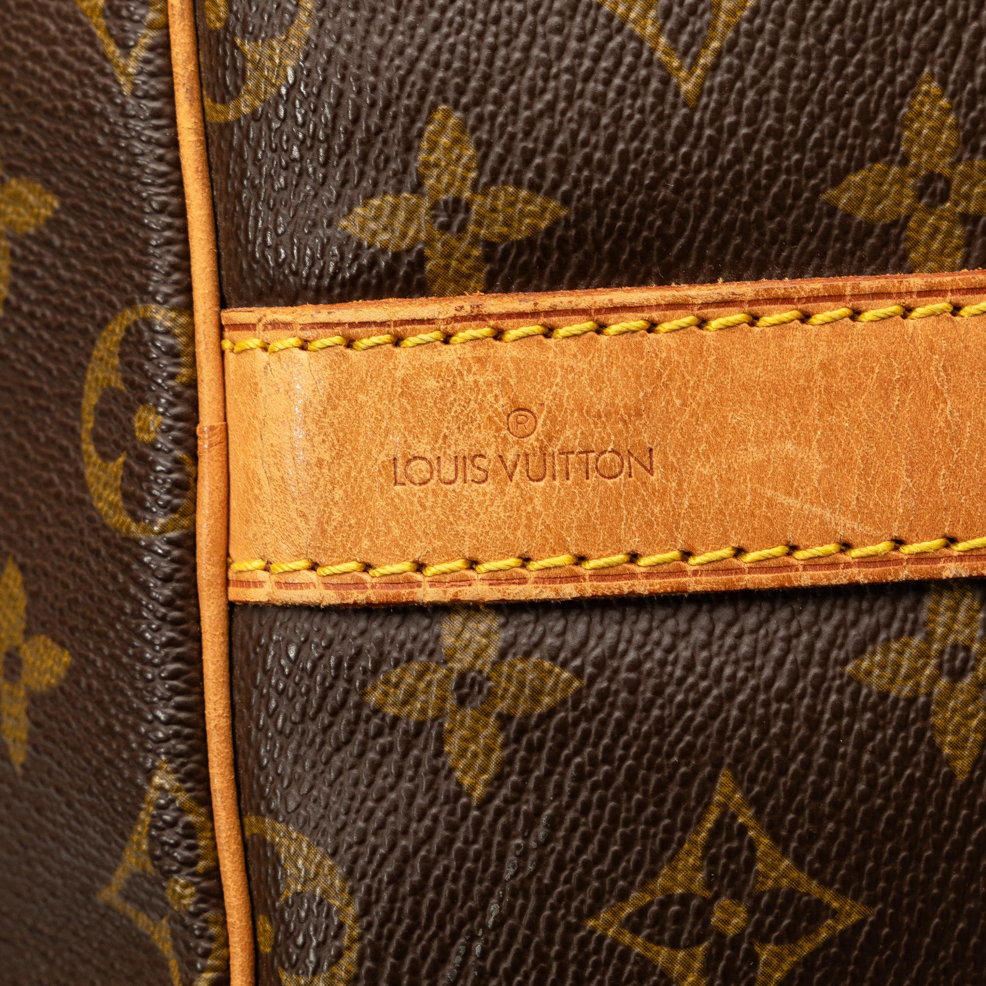 Louis Vuitton Monogram Keepall Bandouliere 55 (SHG-DSlmLs)