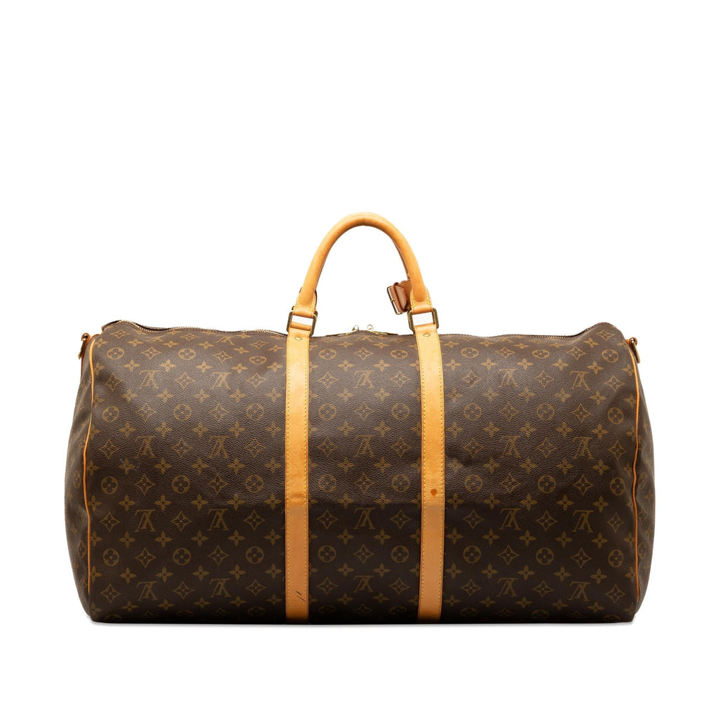 Louis Vuitton Monogram Keepall Bandouliere 55 (SHG-1UR8D0)