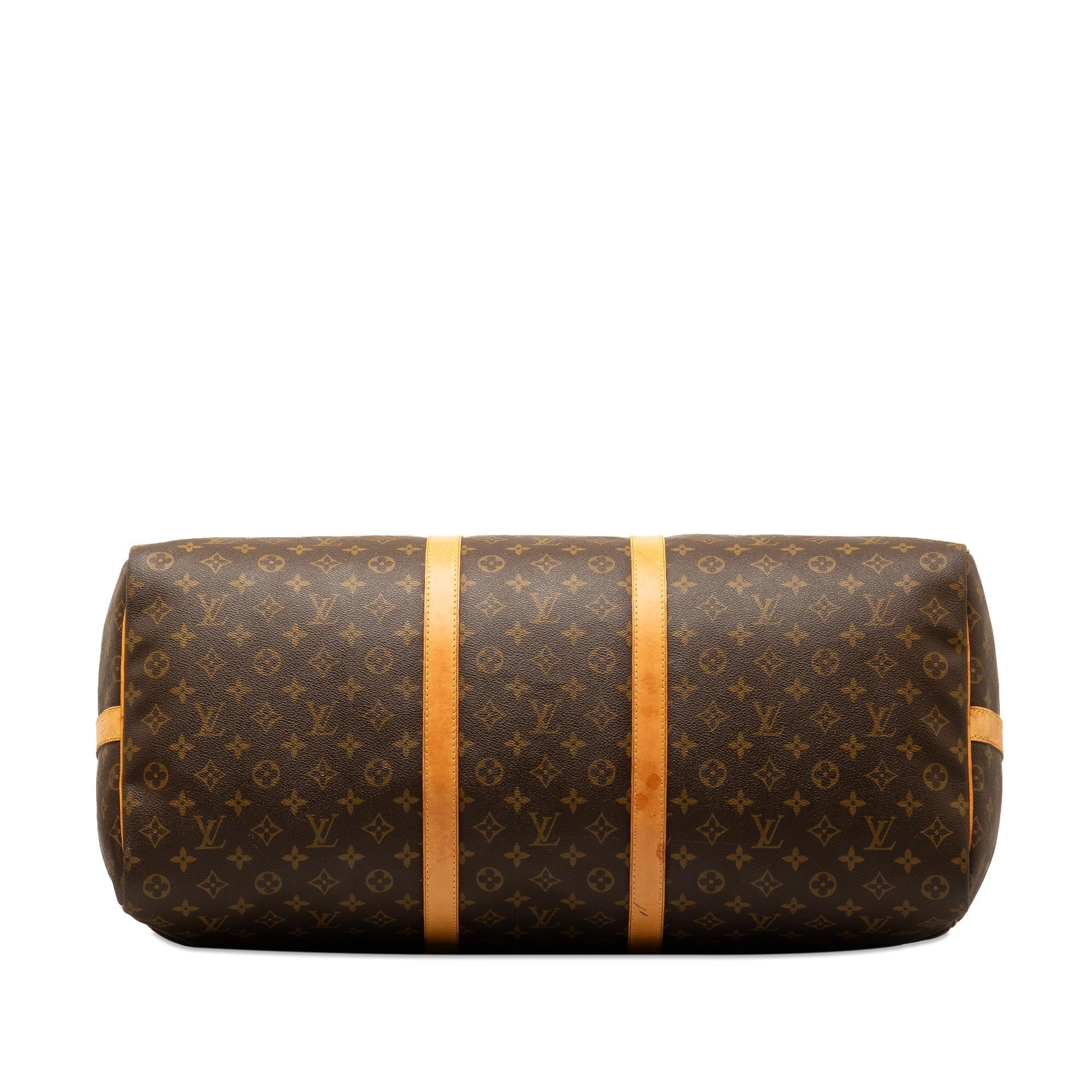 Louis Vuitton Monogram Keepall Bandouliere 55 (SHG-1UR8D0)