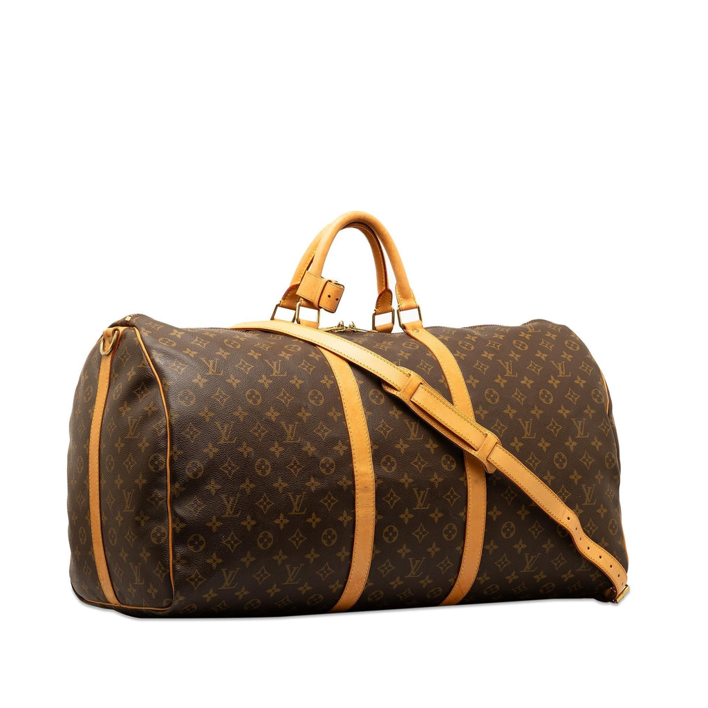 Louis Vuitton Monogram Keepall Bandouliere 55 (SHG-1UR8D0)