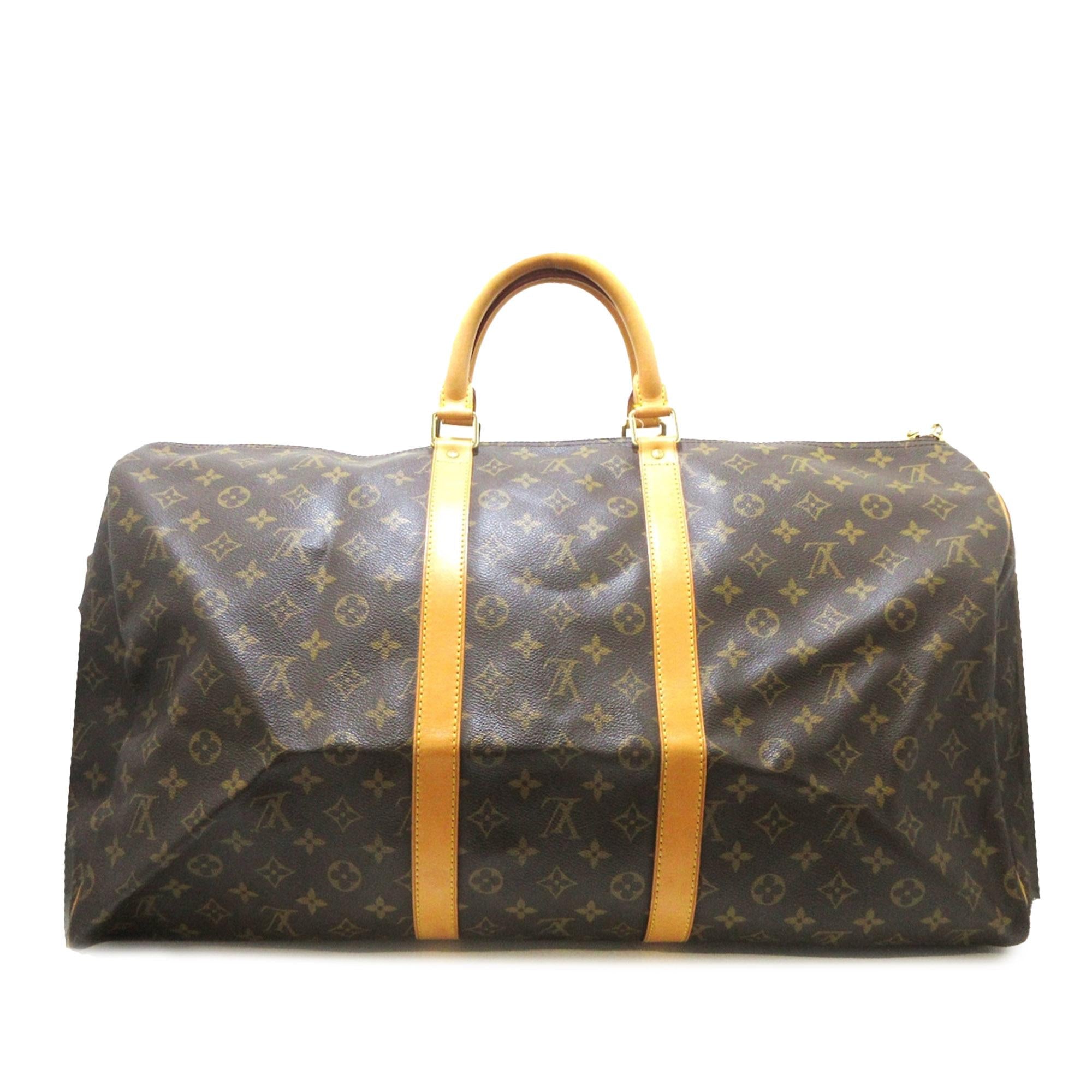 Louis Vuitton Monogram Keepall Bandouliere 55 (SHG-WJqLXE)