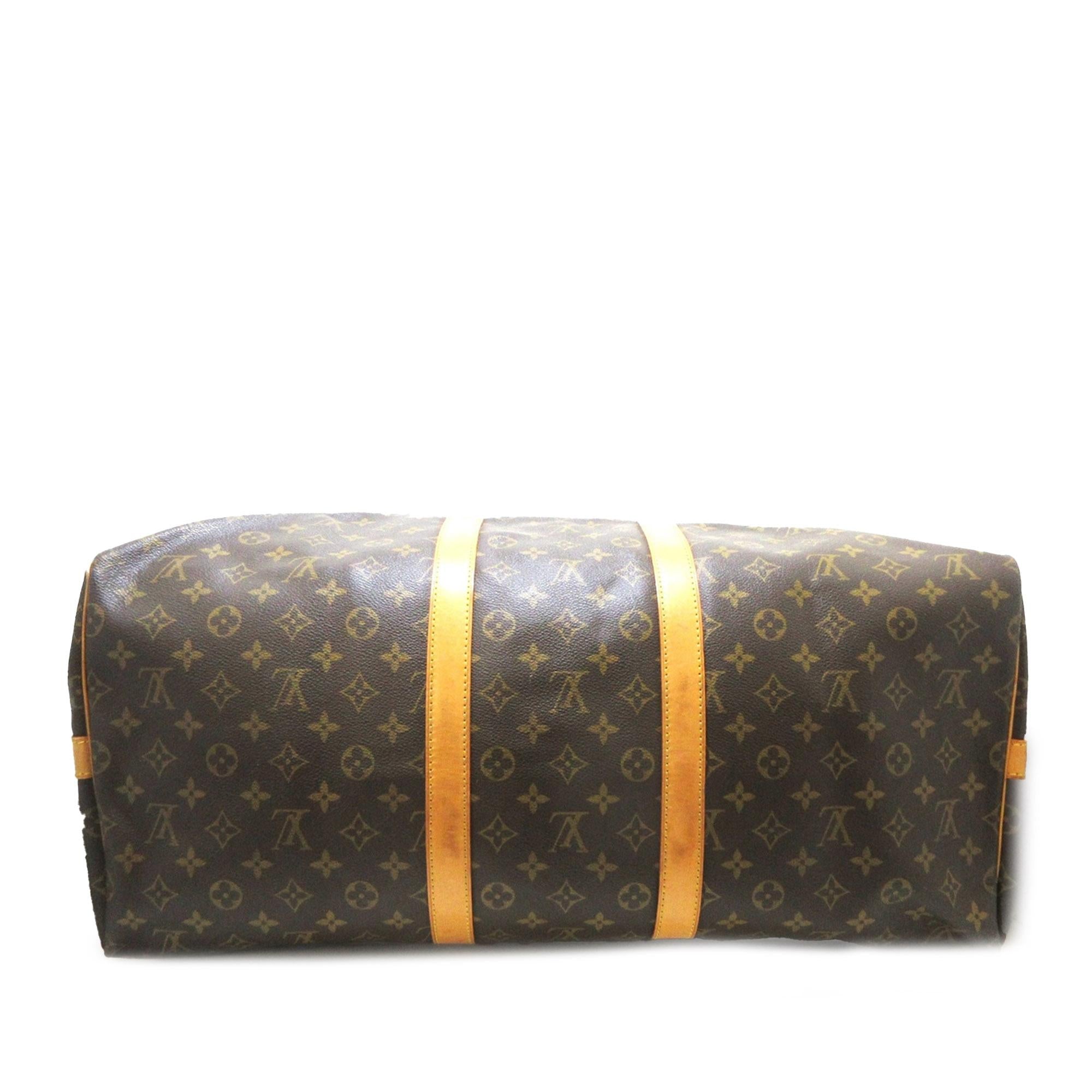 Louis Vuitton Monogram Keepall Bandouliere 55 (SHG-WJqLXE)
