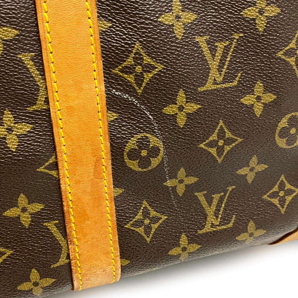 Louis Vuitton Monogram Keepall Bandouliere 55 (SHG-SMJFAd)