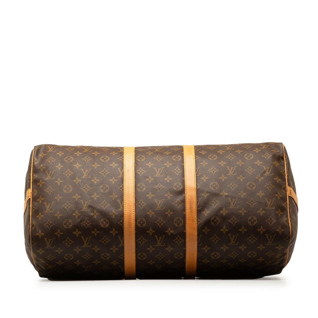 Louis Vuitton Monogram Keepall Bandouliere 55 (SHG-iT9064)