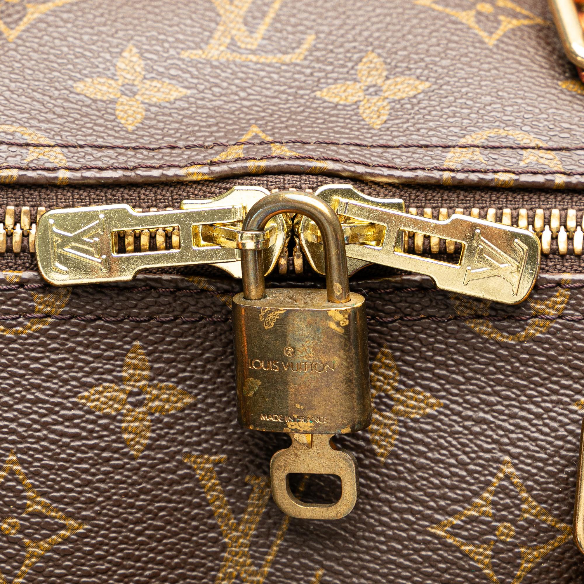 Louis Vuitton Monogram Keepall Bandouliere 55 (SHG-95ReHo)
