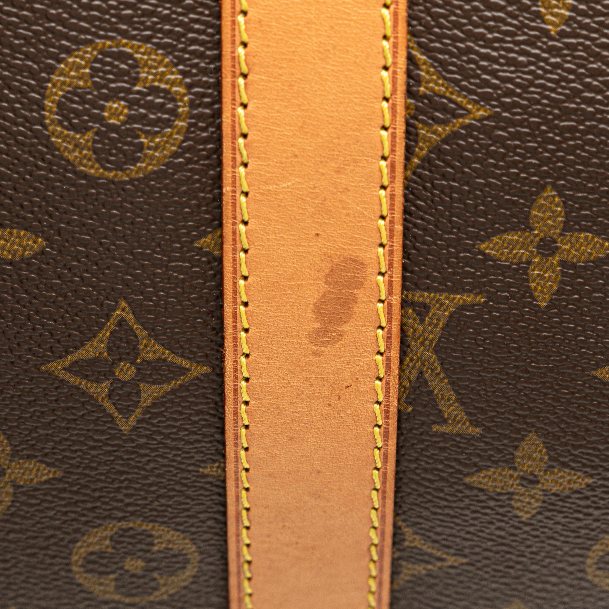 Louis Vuitton Monogram Keepall Bandouliere 55 (SHG-95ReHo)