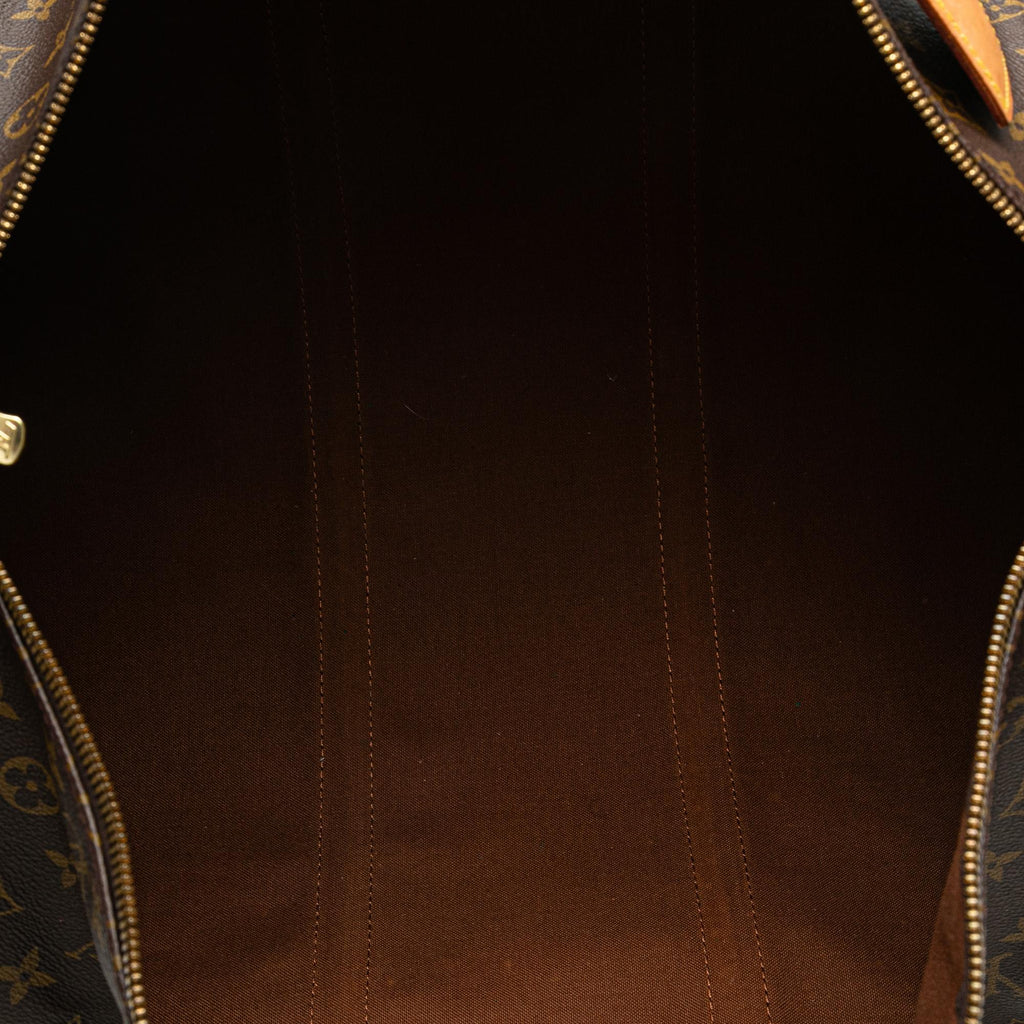 Louis Vuitton Monogram Keepall Bandouliere 55 (SHG-95ReHo)