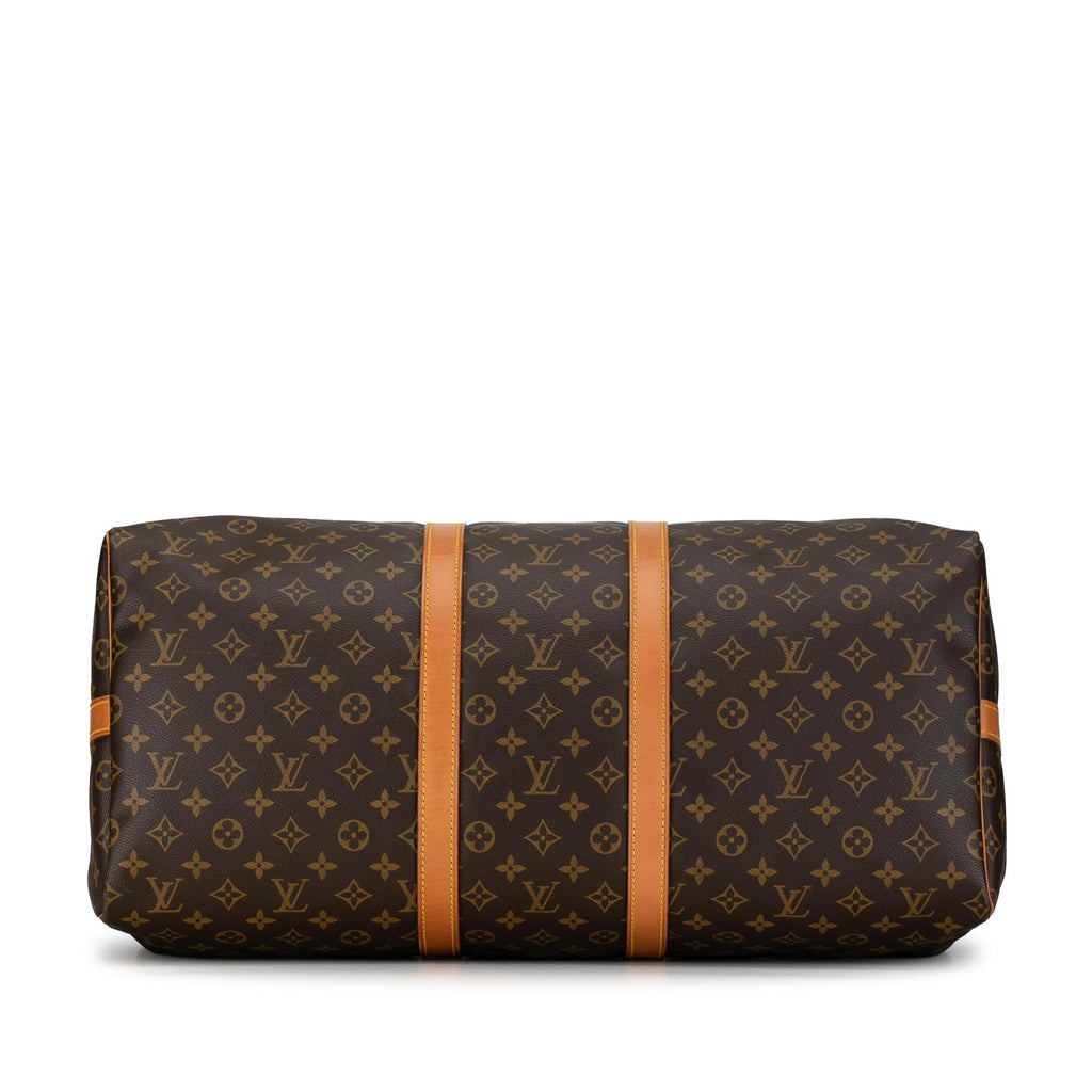 Louis Vuitton Monogram Keepall Bandouliere 55 (SHG-QzZsJf)