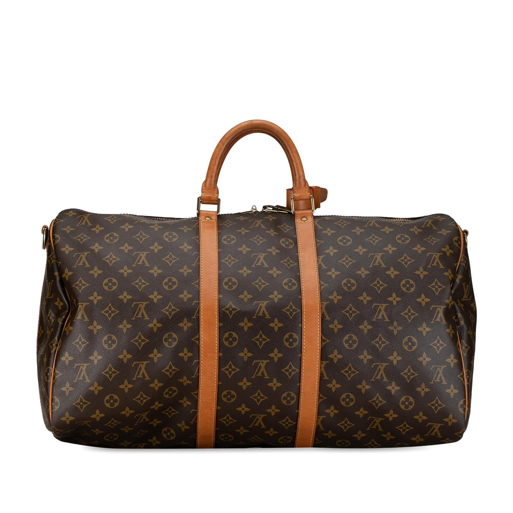Louis Vuitton Monogram Keepall Bandouliere 55 (SHG-ZCRlnV)