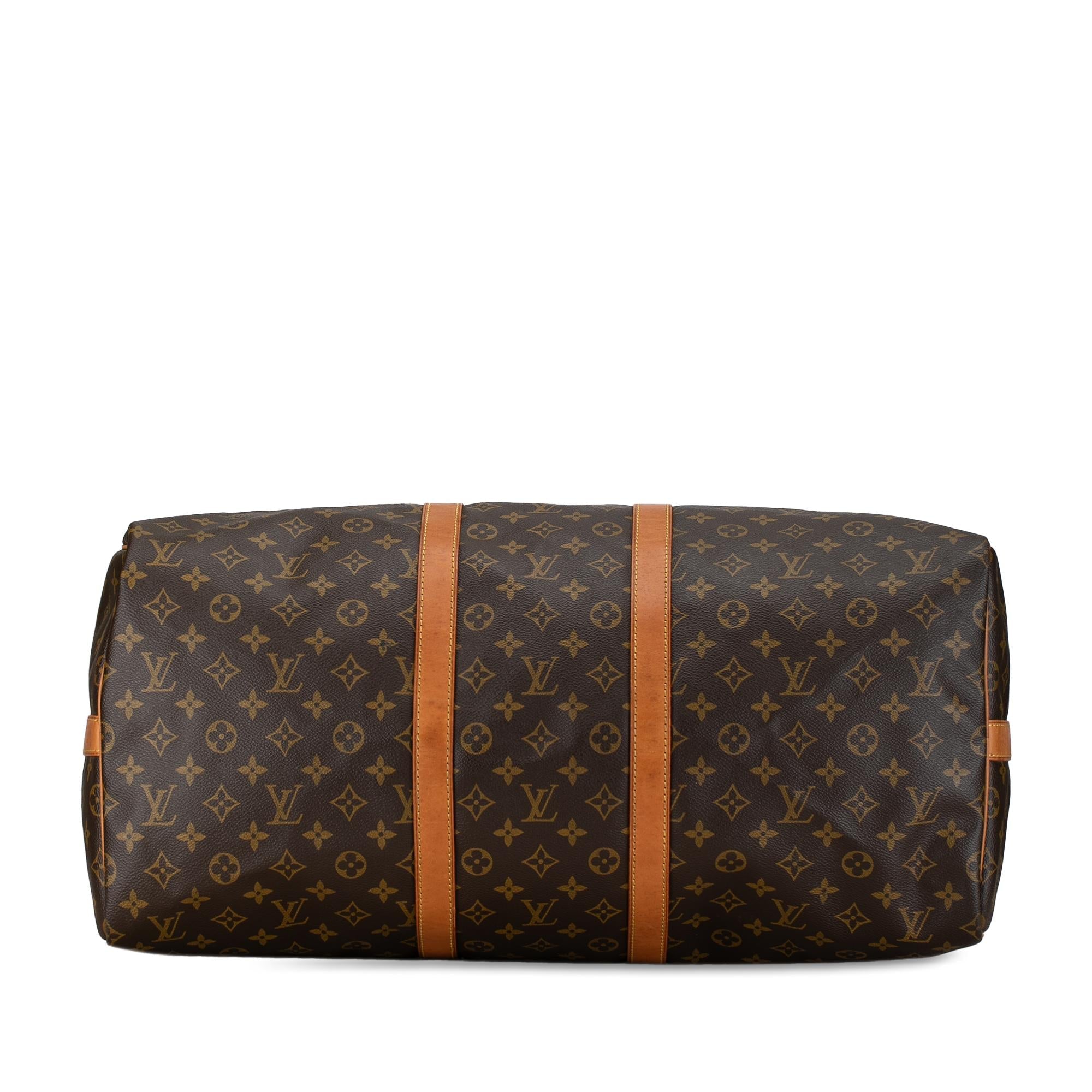 Louis Vuitton Monogram Keepall Bandouliere 55 (SHG-ZCRlnV)