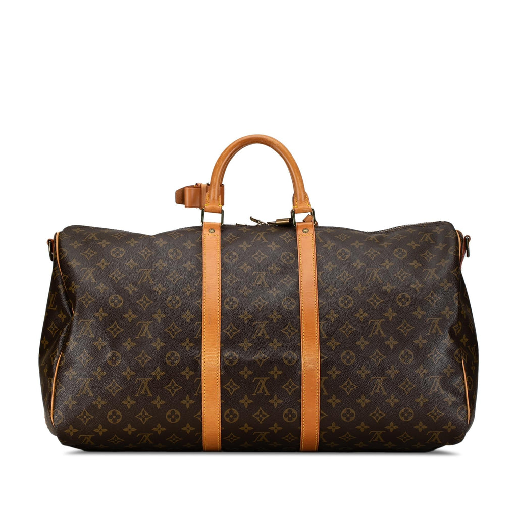 Louis Vuitton Monogram Keepall Bandouliere 55 (SHG-MIMqOD)