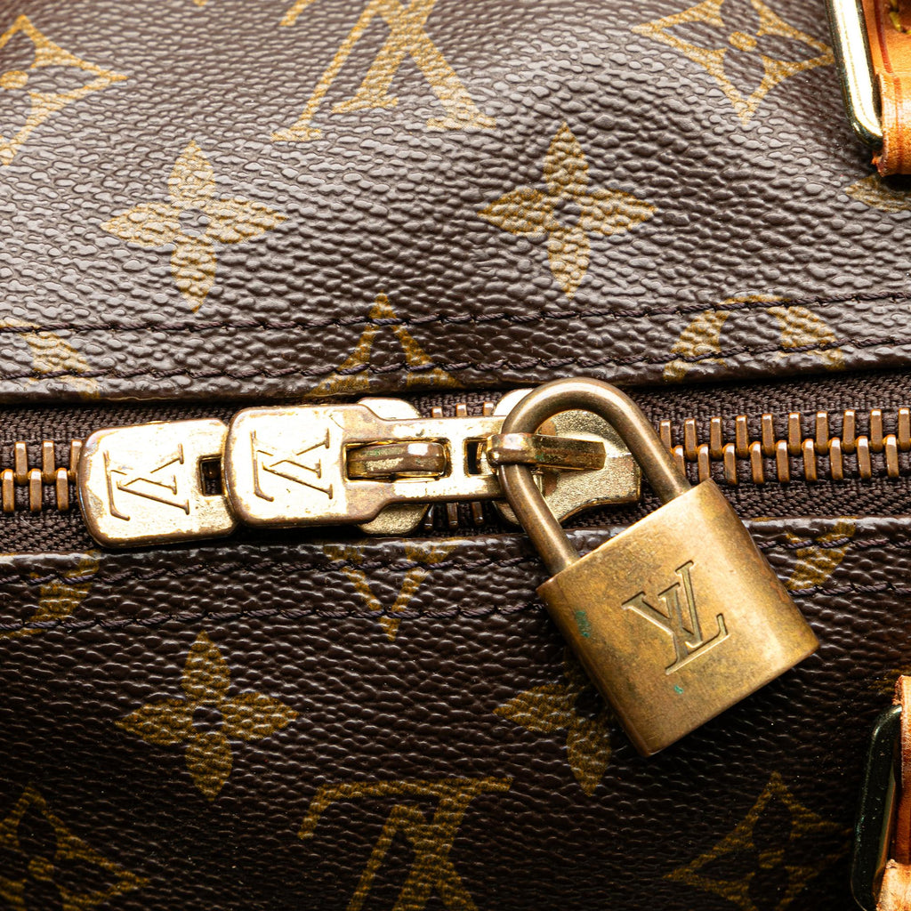 Louis Vuitton Monogram Keepall Bandouliere 55 (SHG-MIMqOD)