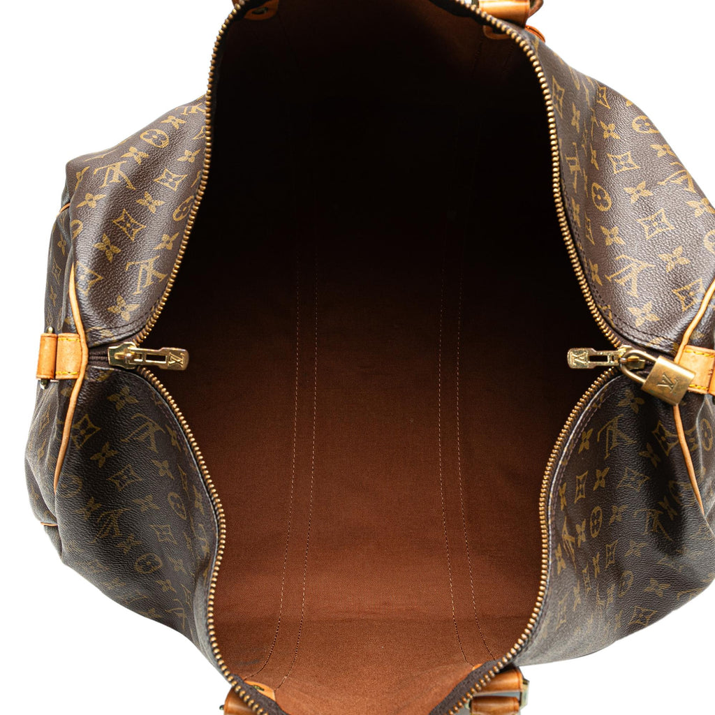 Louis Vuitton Monogram Keepall Bandouliere 55 (SHG-MIMqOD)