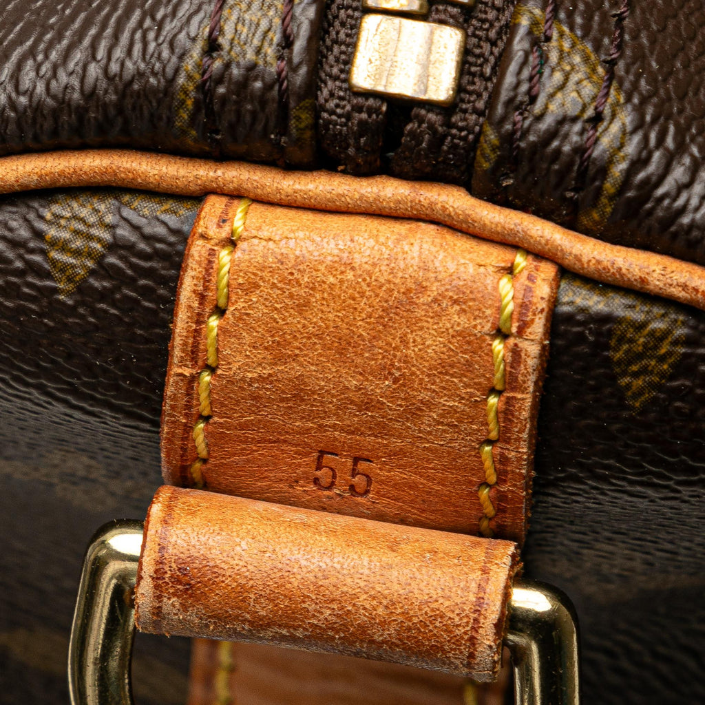 Louis Vuitton Monogram Keepall Bandouliere 55 (SHG-DdAW8P)