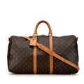 Louis Vuitton Monogram Keepall Bandouliere 55 (SHG-DdAW8P)