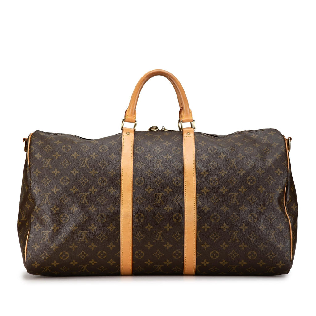 Louis Vuitton Monogram Keepall Bandouliere 55 (SHG-0A3Jq6)