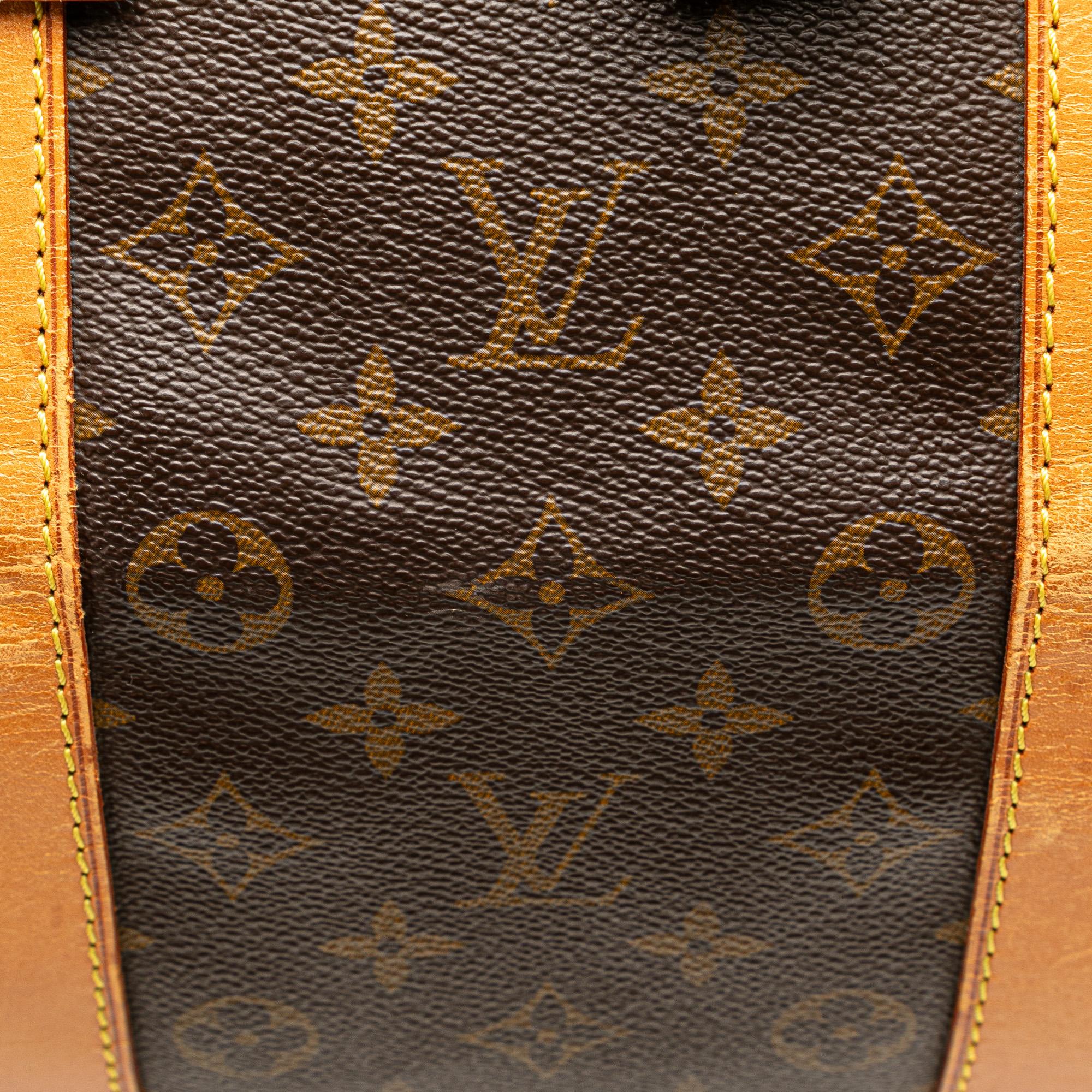 Louis Vuitton Monogram Keepall Bandouliere 55 (SHG-pPxTRD)
