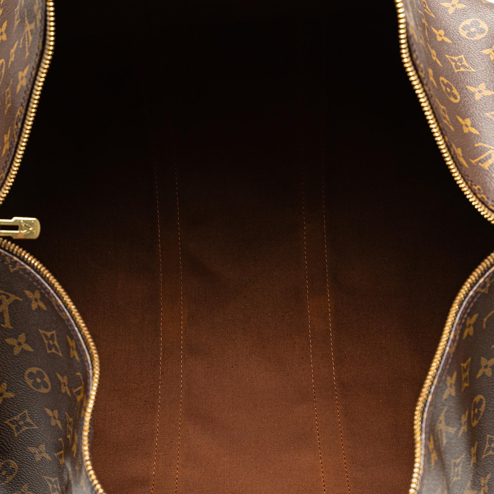 Louis Vuitton Monogram Keepall Bandouliere 55 (SHG-pPxTRD)