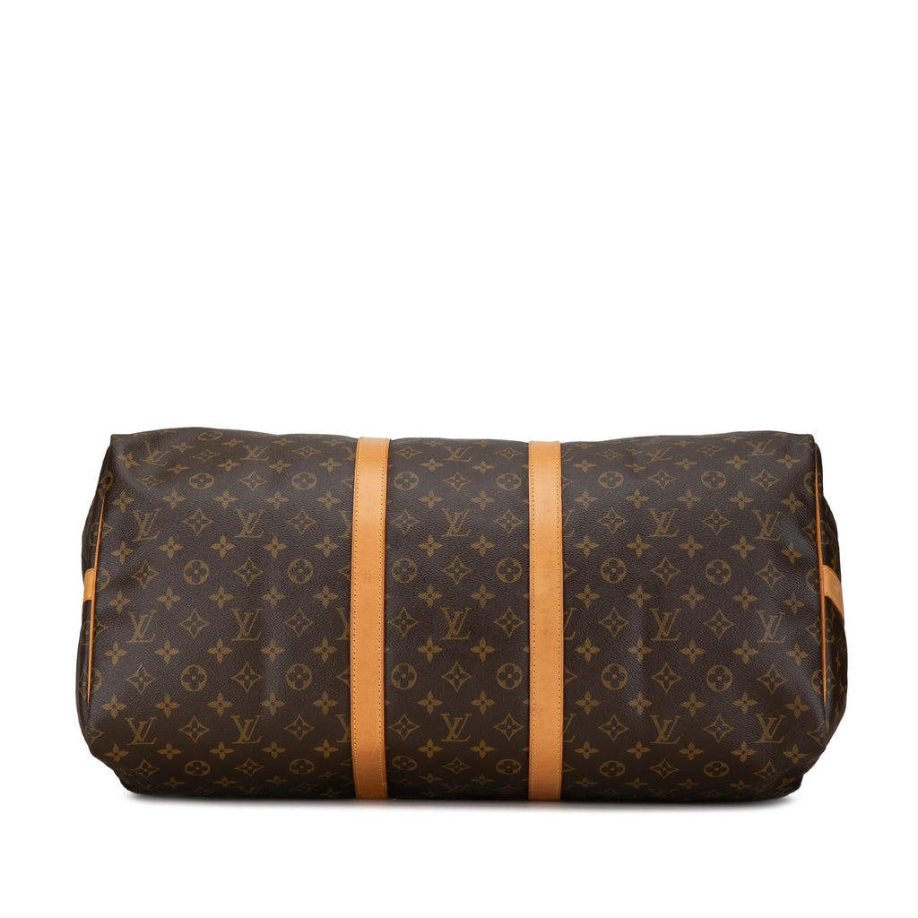 Louis Vuitton Monogram Keepall Bandouliere 55 (SHG-doDQIR)