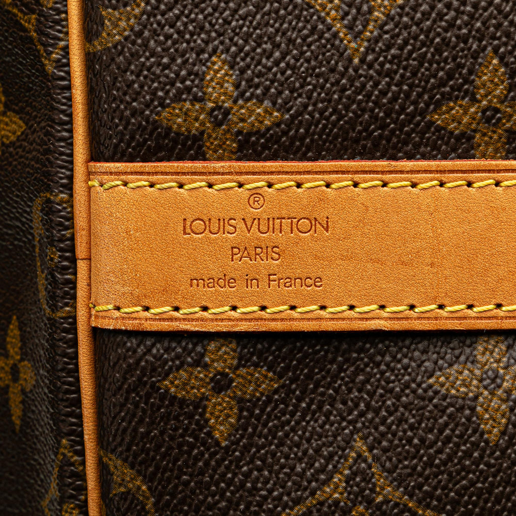 Louis Vuitton Monogram Keepall Bandouliere 55 (SHG-doDQIR)