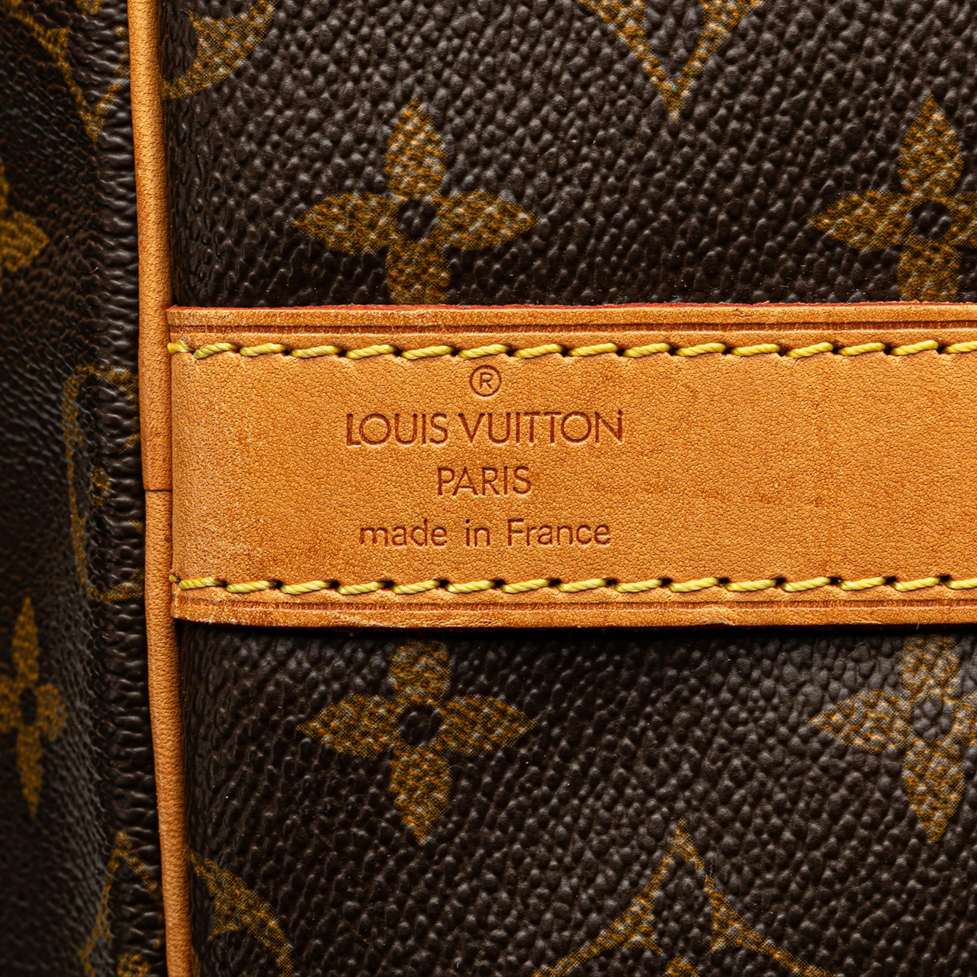 Louis Vuitton Monogram Keepall Bandouliere 55 (SHG-doDQIR)