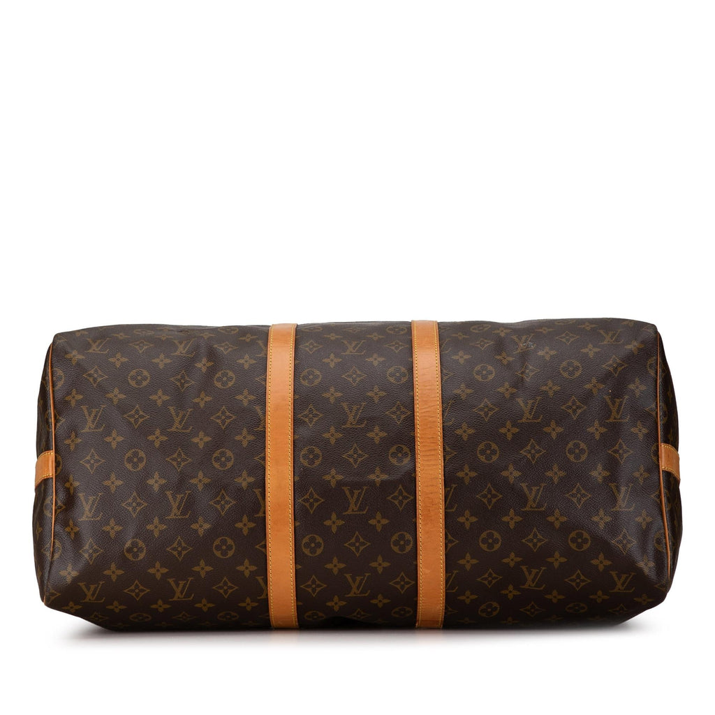 Louis Vuitton Monogram Keepall Bandouliere 55 (SHG-hgNPqQ)
