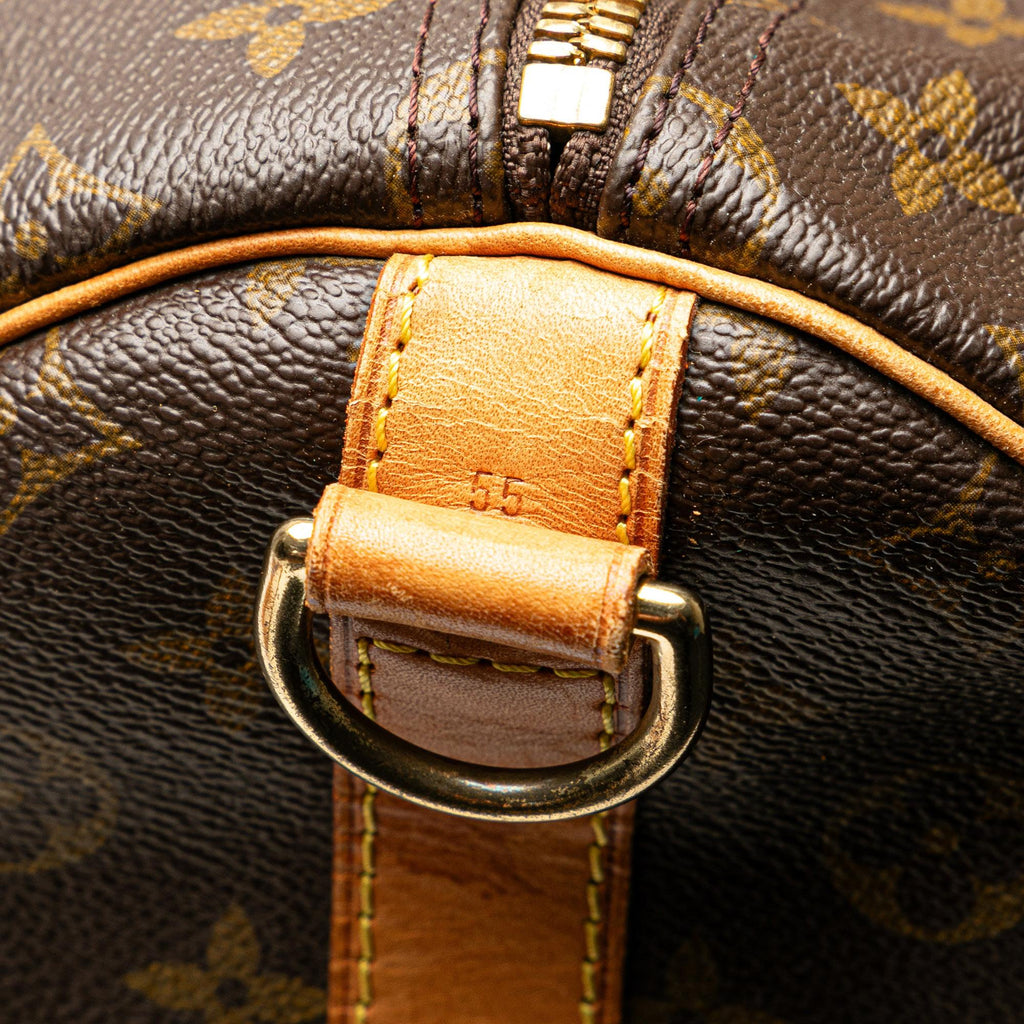 Louis Vuitton Monogram Keepall Bandouliere 55 (SHG-hgNPqQ)