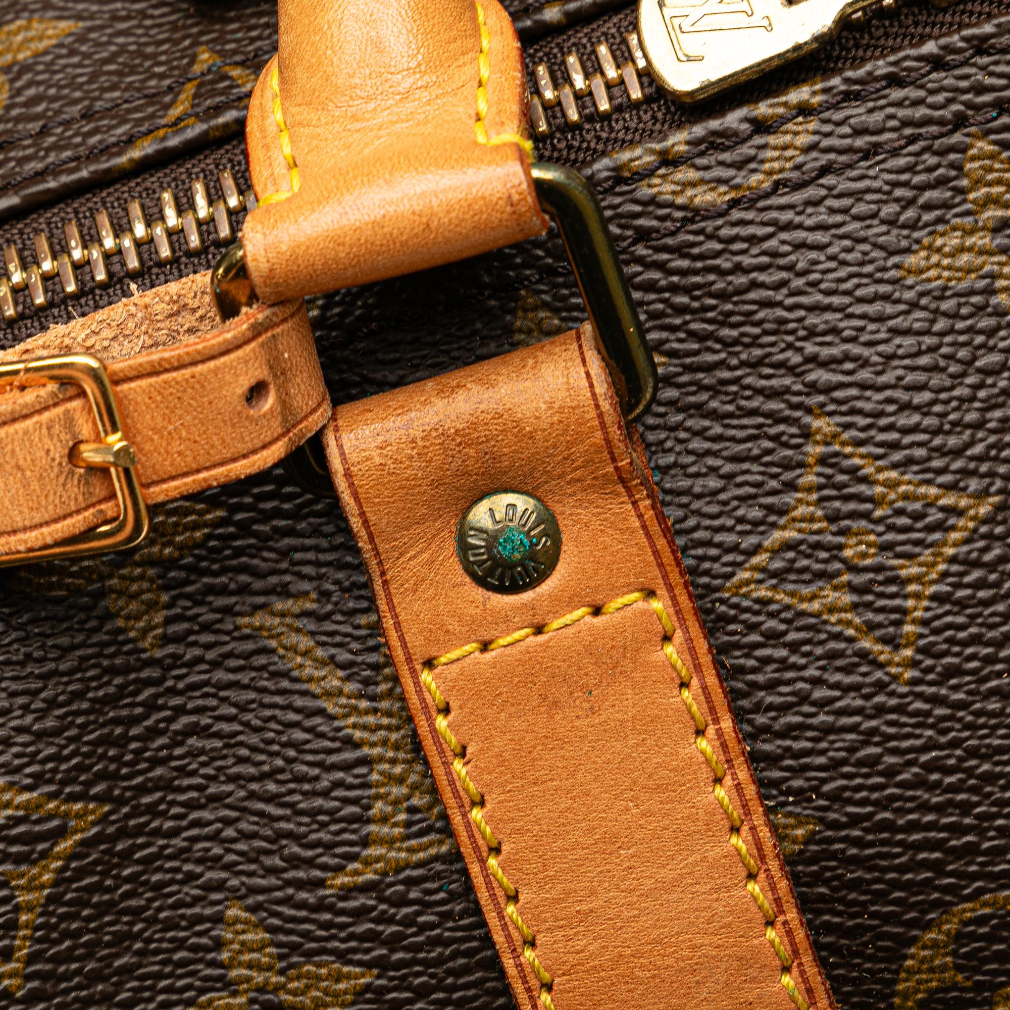 Louis Vuitton Monogram Keepall Bandouliere 55 (SHG-akUzro)
