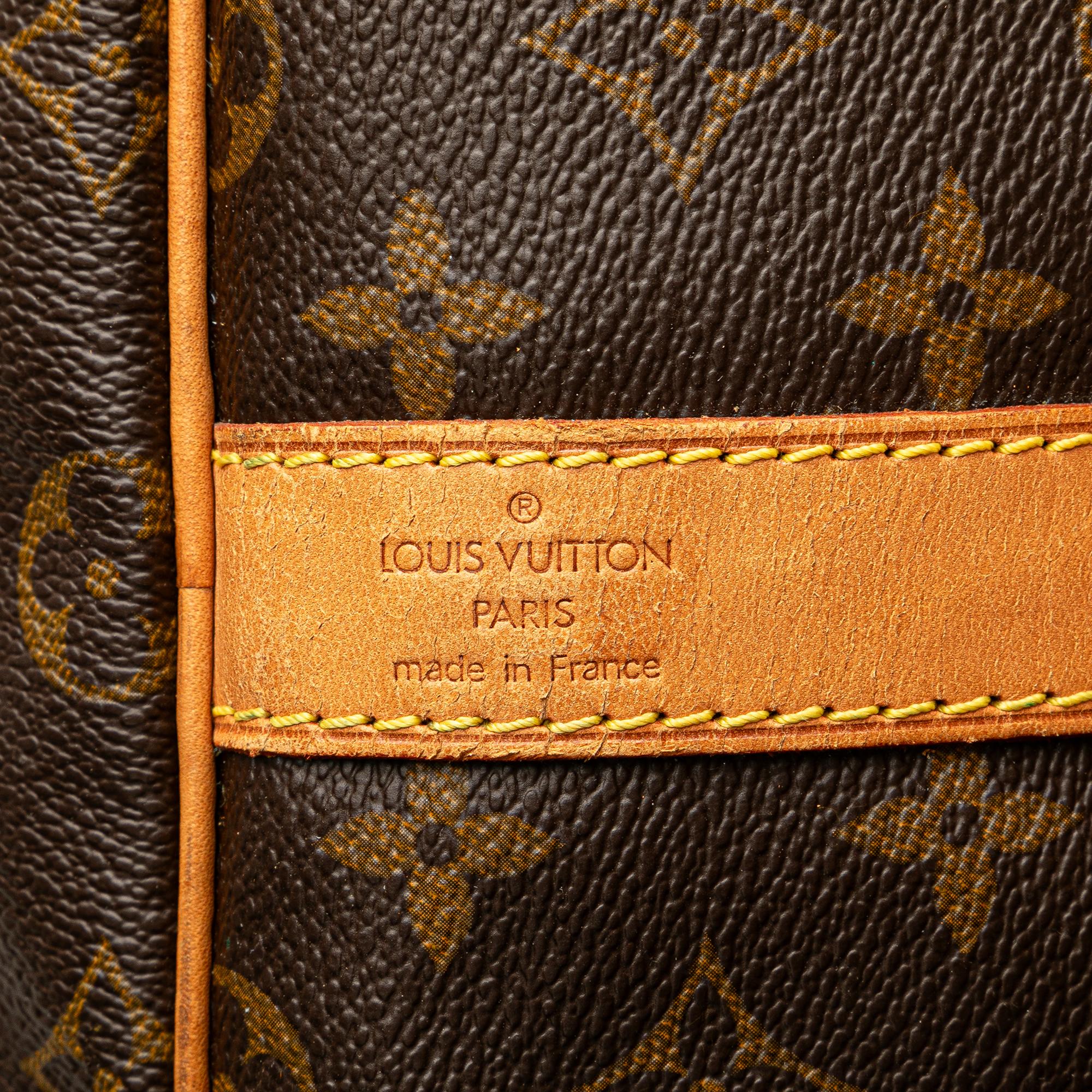 Louis Vuitton Monogram Keepall Bandouliere 55 (SHG-H7fL99)