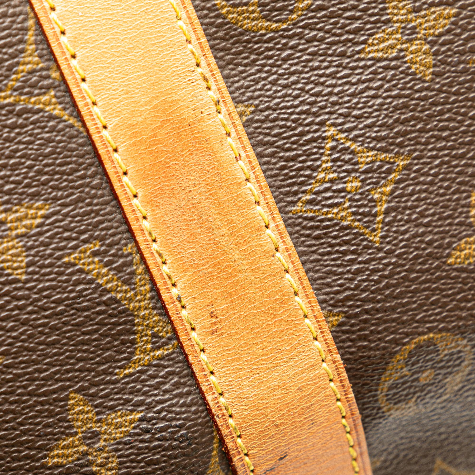 Louis Vuitton Monogram Keepall Bandouliere 55 (SHG-zwa11s)