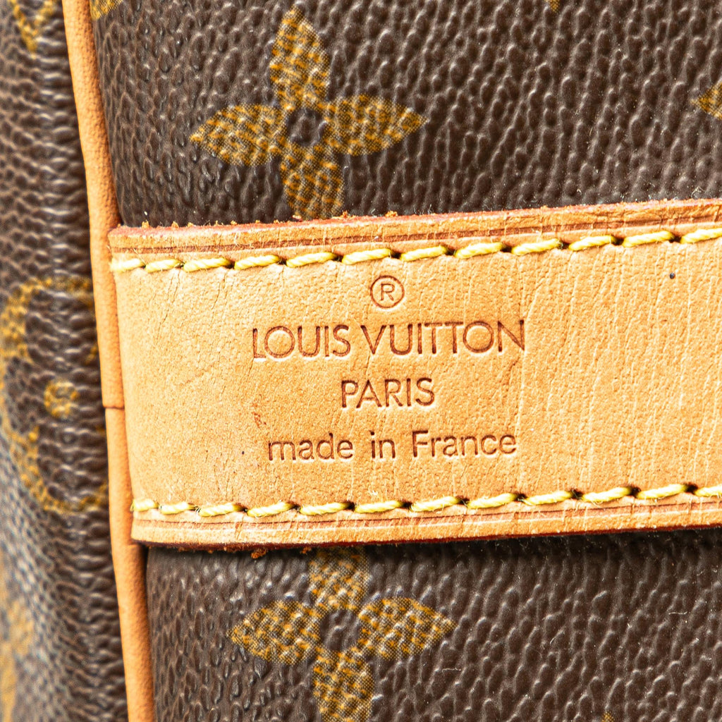 Louis Vuitton Monogram Keepall Bandouliere 55 (SHG-zwa11s)
