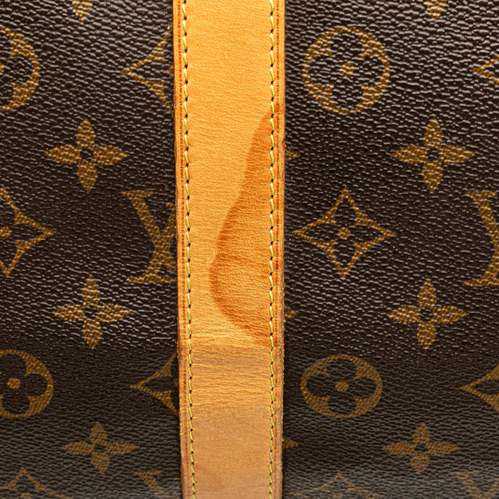 Louis Vuitton Monogram Keepall Bandouliere 55 (SHG-6equIM)