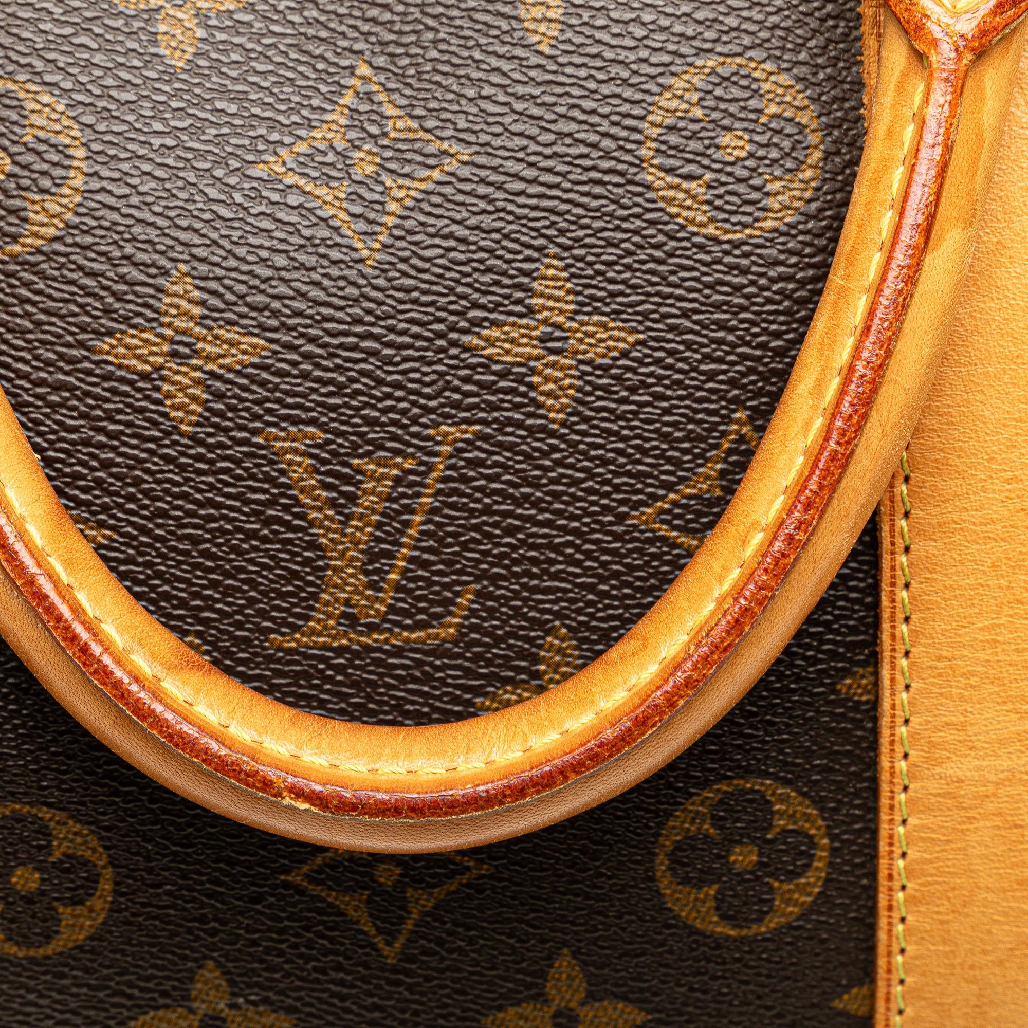 Louis Vuitton Monogram Keepall Bandouliere 55 (SHG-6equIM)