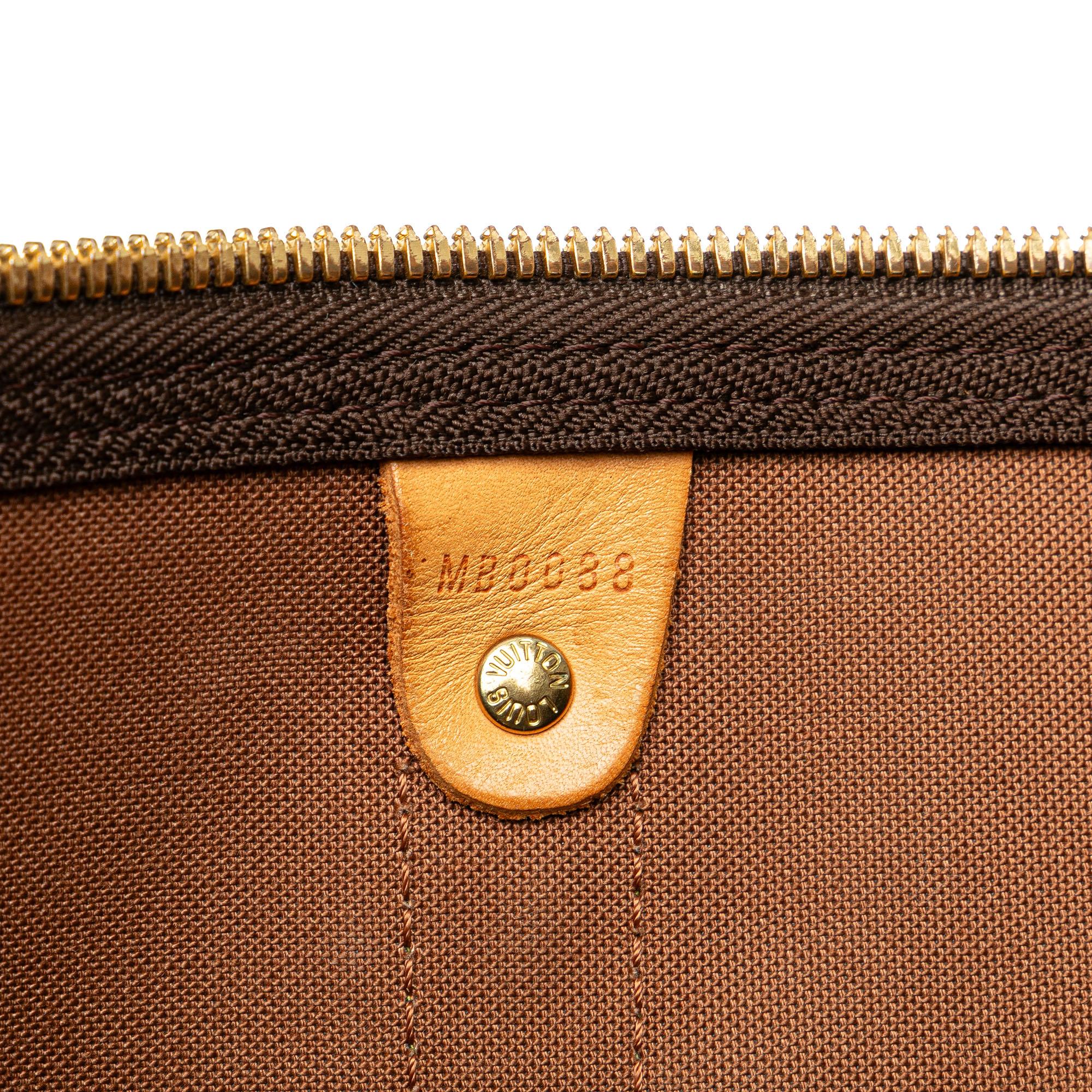 Louis Vuitton Monogram Keepall Bandouliere 55 (SHG-6equIM)