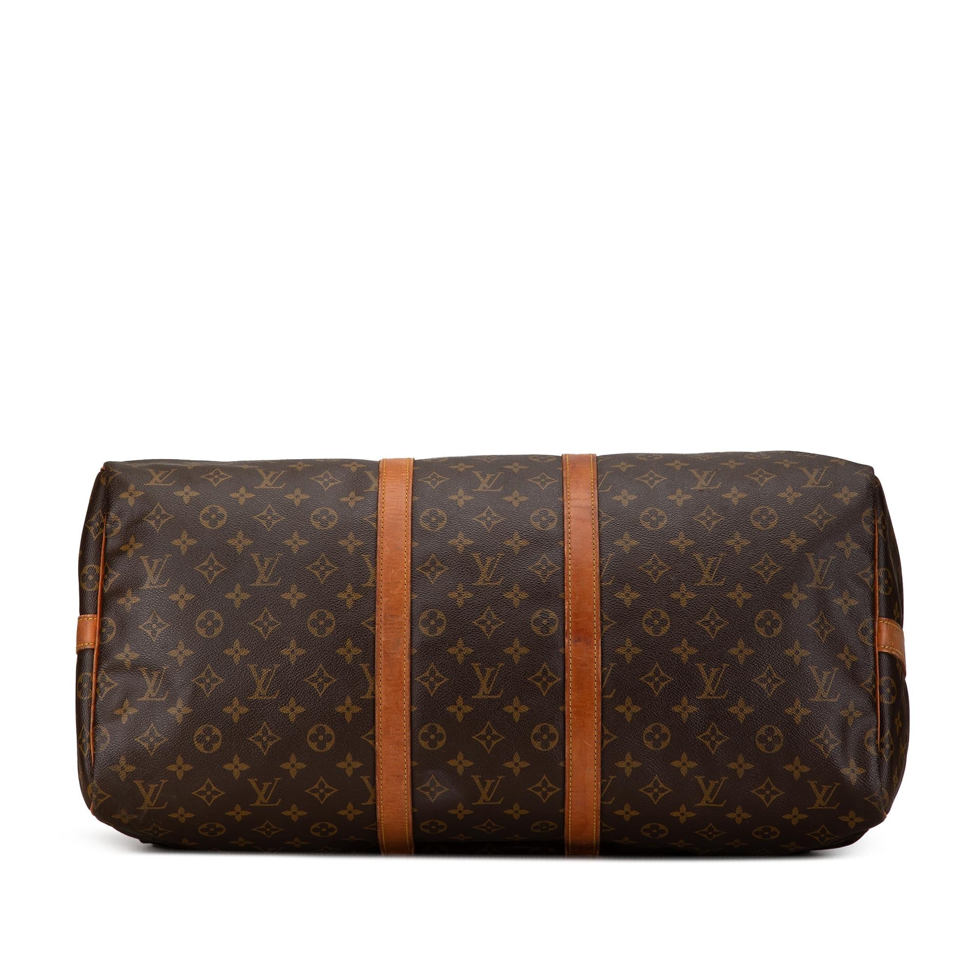 Louis Vuitton Monogram Keepall Bandouliere 55 (SHG-EvL2Ux)