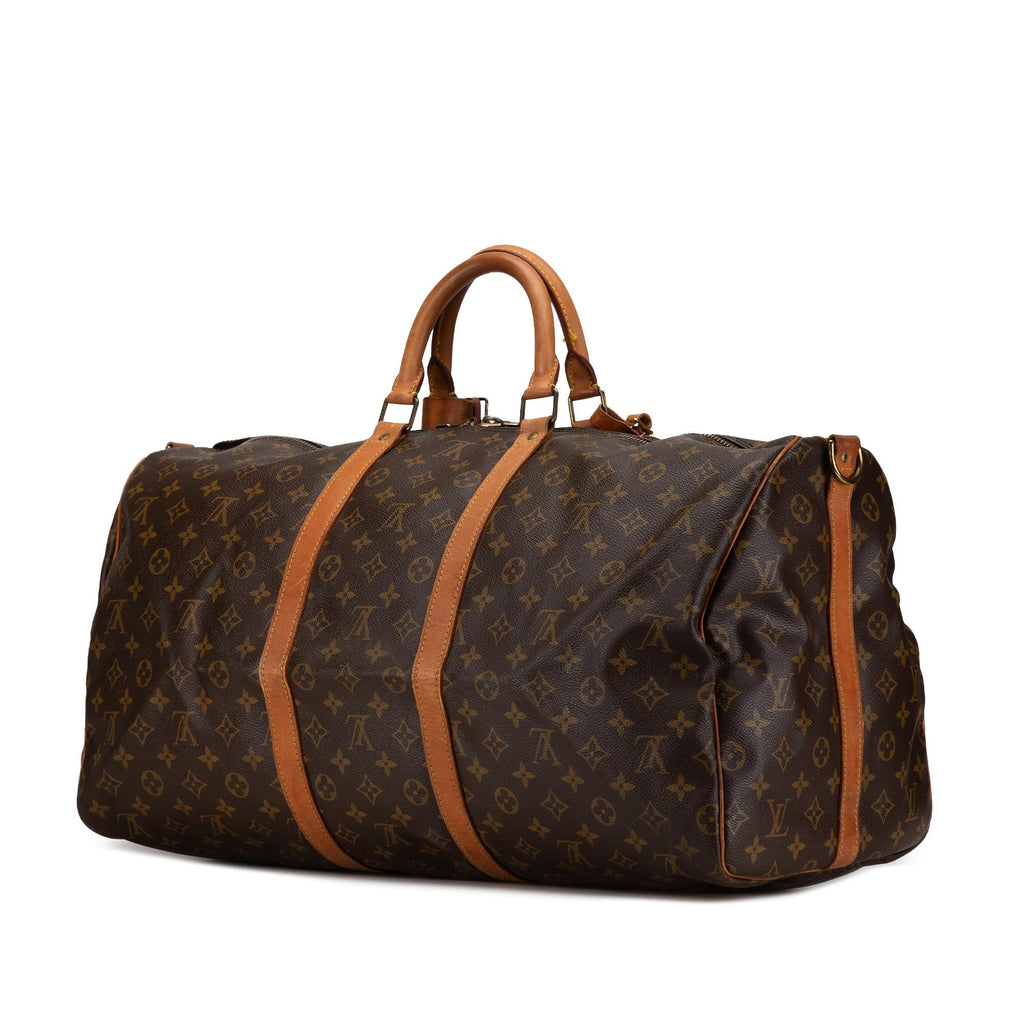 Louis Vuitton Monogram Keepall Bandouliere 55 (SHG-EvL2Ux)