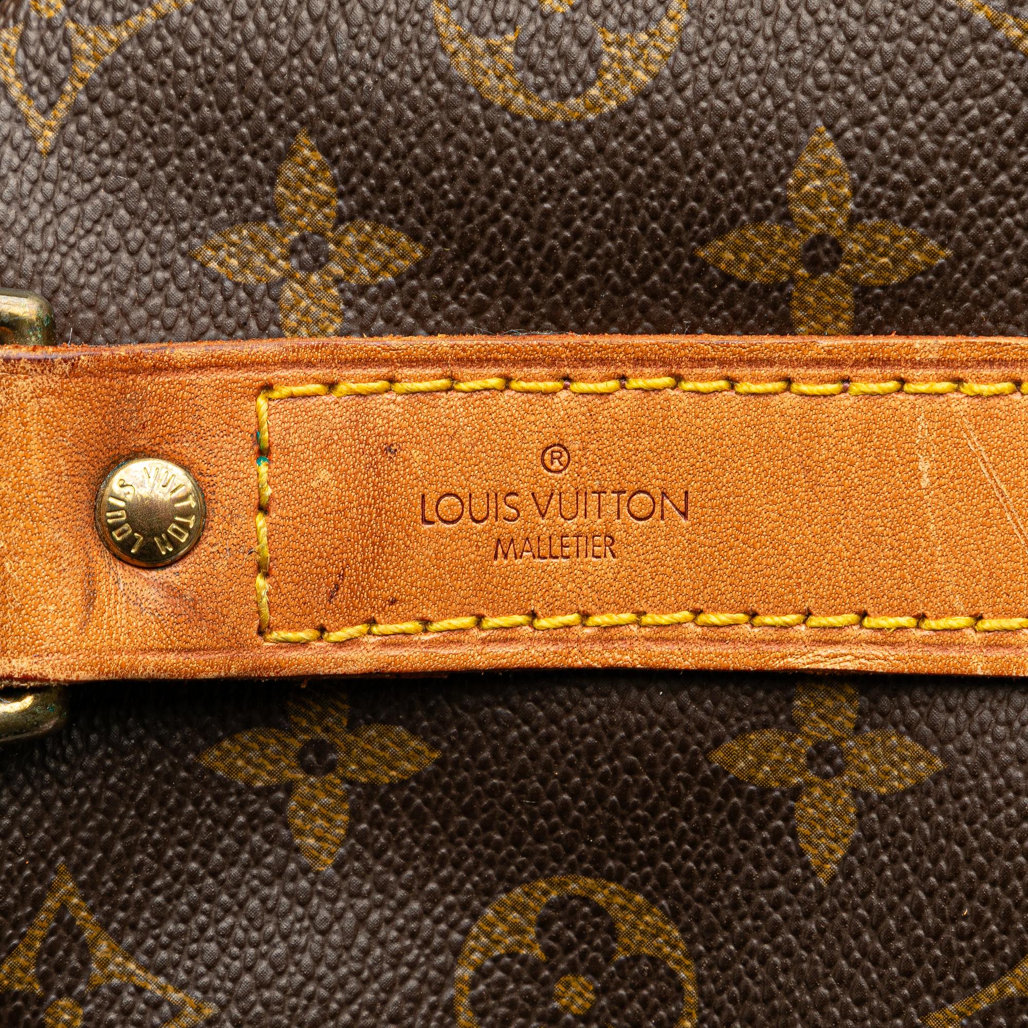 Louis Vuitton Monogram Keepall Bandouliere 55 (SHG-rmnEQZ)