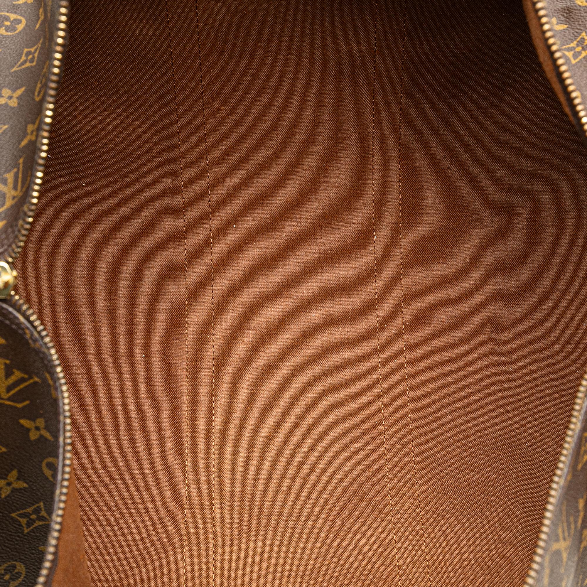Louis Vuitton Monogram Keepall Bandouliere 55 (SHG-maXe0N)