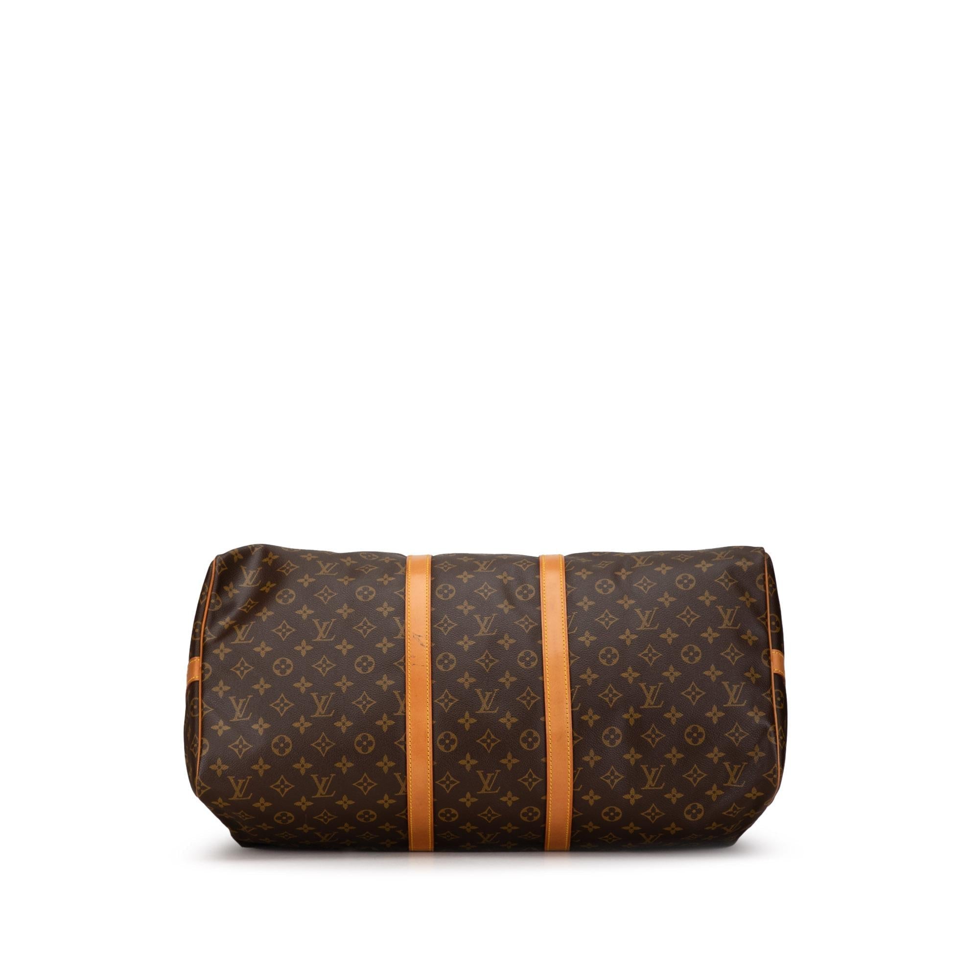 Louis Vuitton Monogram Keepall Bandouliere 55 (SHG-JlqJod)