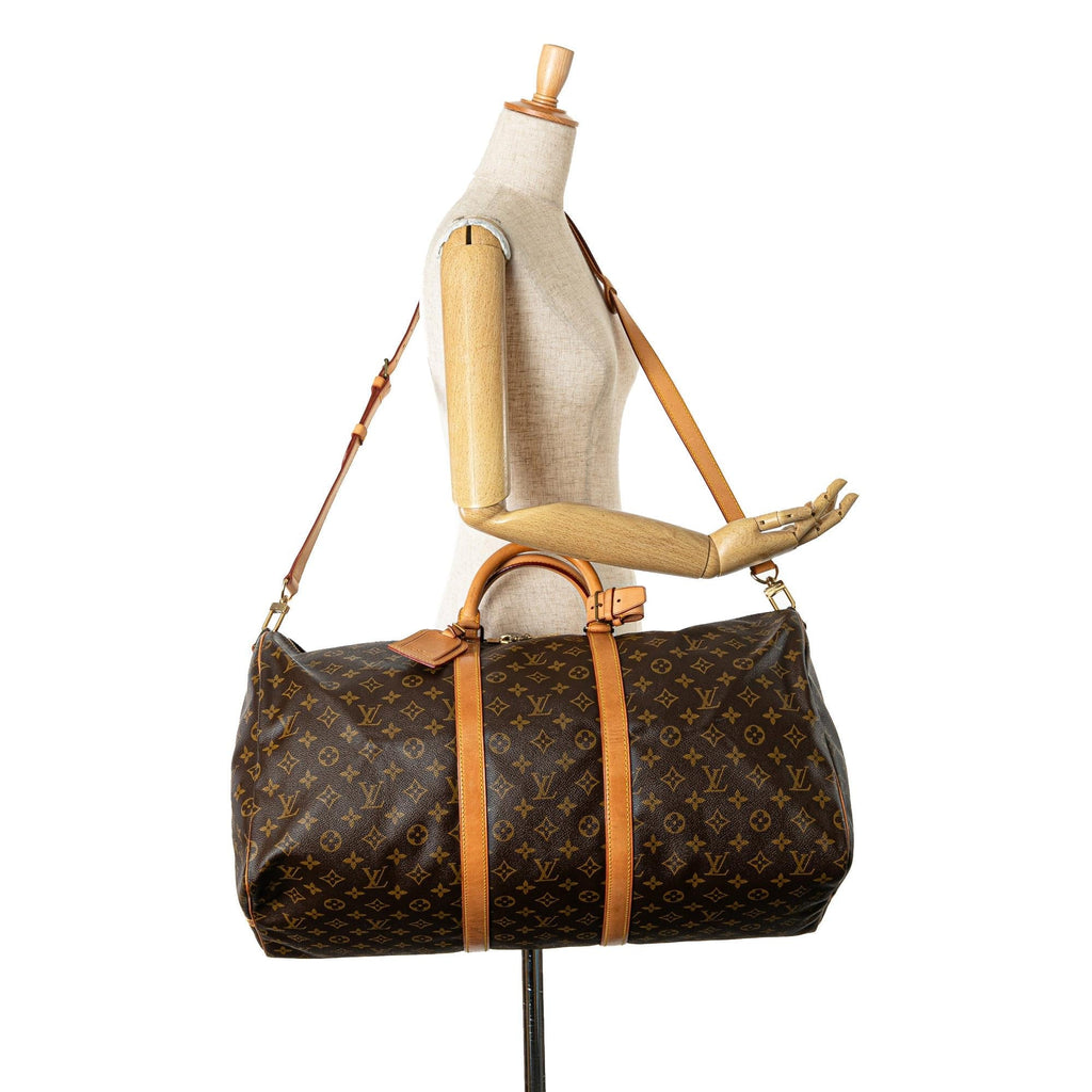 Louis Vuitton Monogram Keepall Bandouliere 55 (SHG-JlqJod)