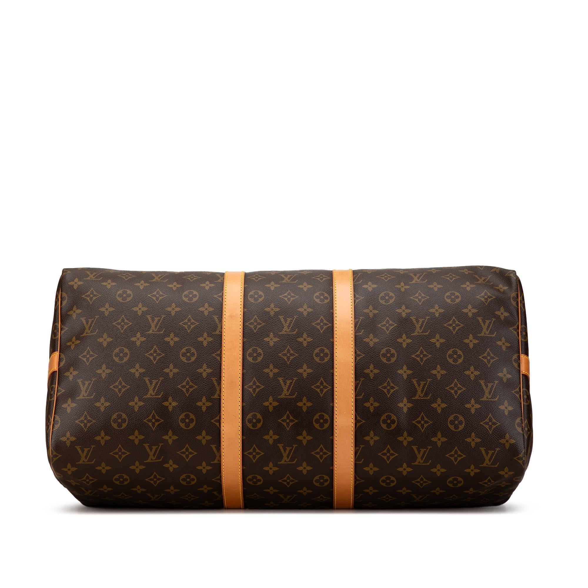 Louis Vuitton Monogram Keepall Bandouliere 55 (SHG-ruiWPj)