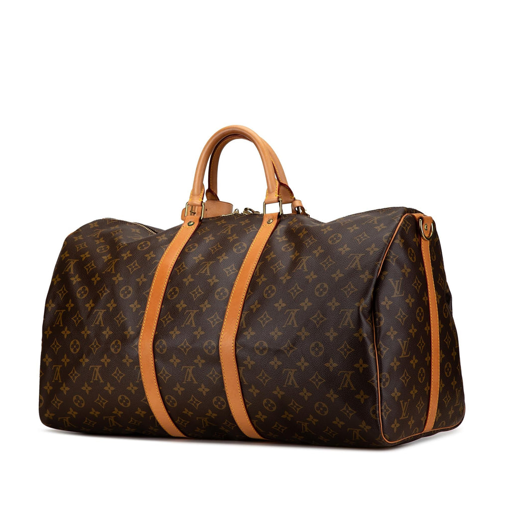 Louis Vuitton Monogram Keepall Bandouliere 55 (SHG-ruiWPj)