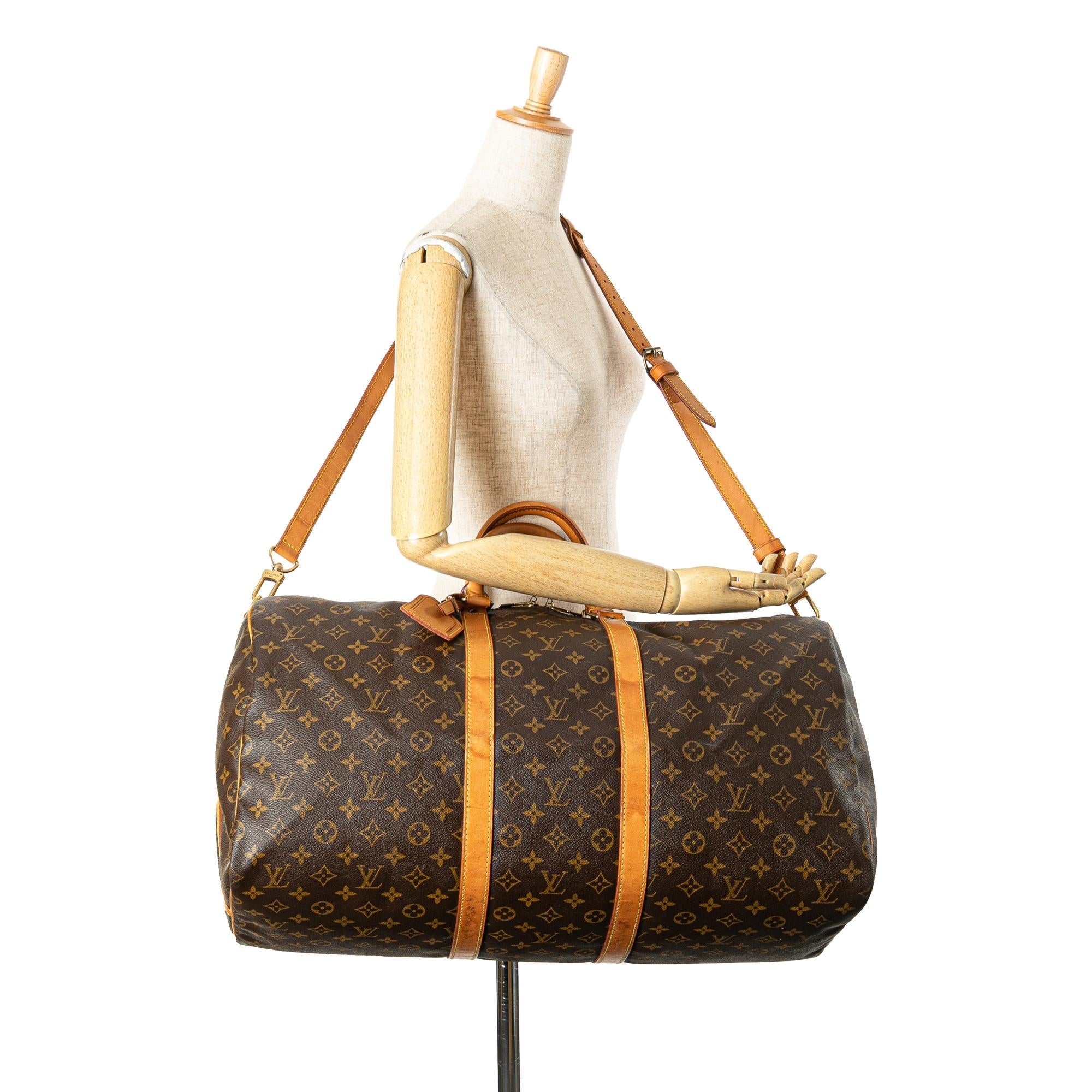 Louis Vuitton Monogram Keepall Bandouliere 55